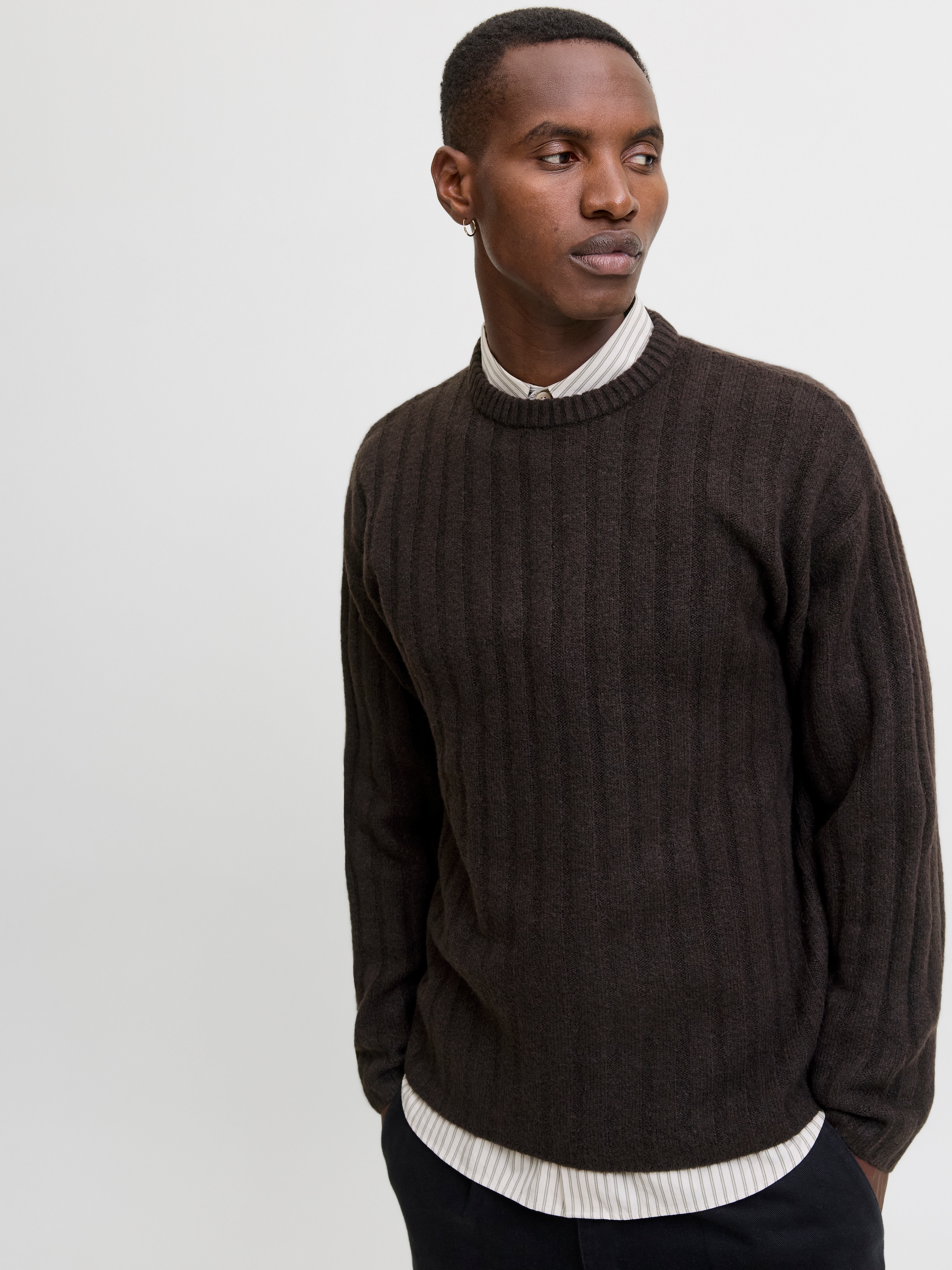Jack & Jones Strickpullover »JJEBRADLEY CARTER KNIT CREW NECK LN«