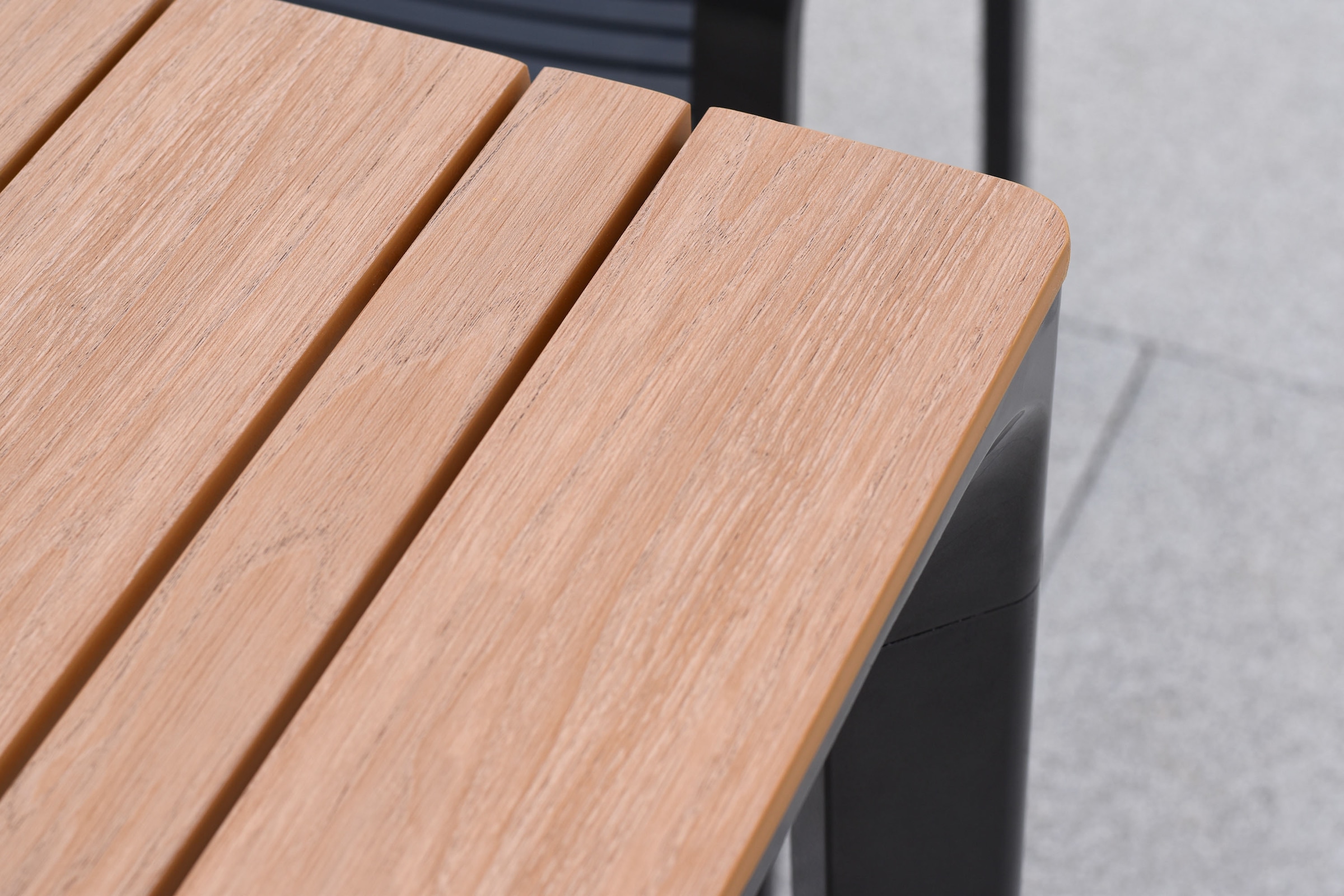 MERXX Gartentisch »rechteckig« 1 Stk. tlg. Tischplatte aus Kunststoff in Holzoptik