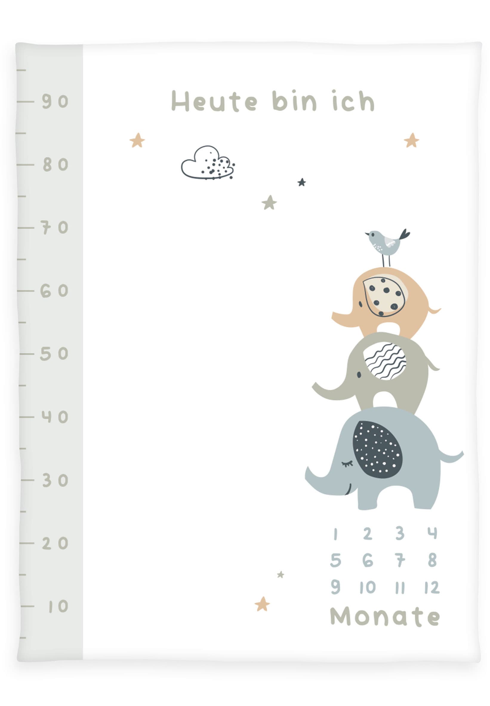 Babydecke »BabyBest Elephant«, niedliches Motiv