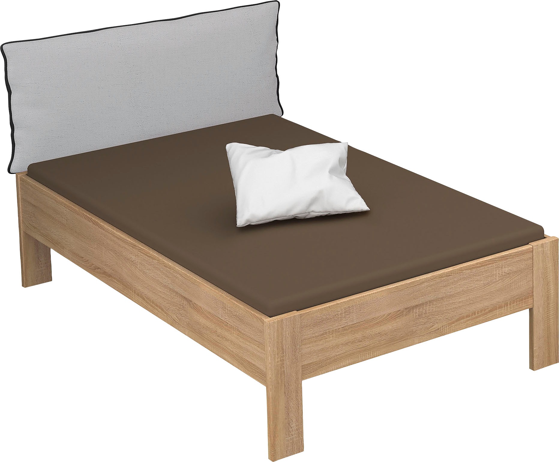 rauch Futonbett »Aditio«, Kopfteil Webstoff mit abgesetztem Keder