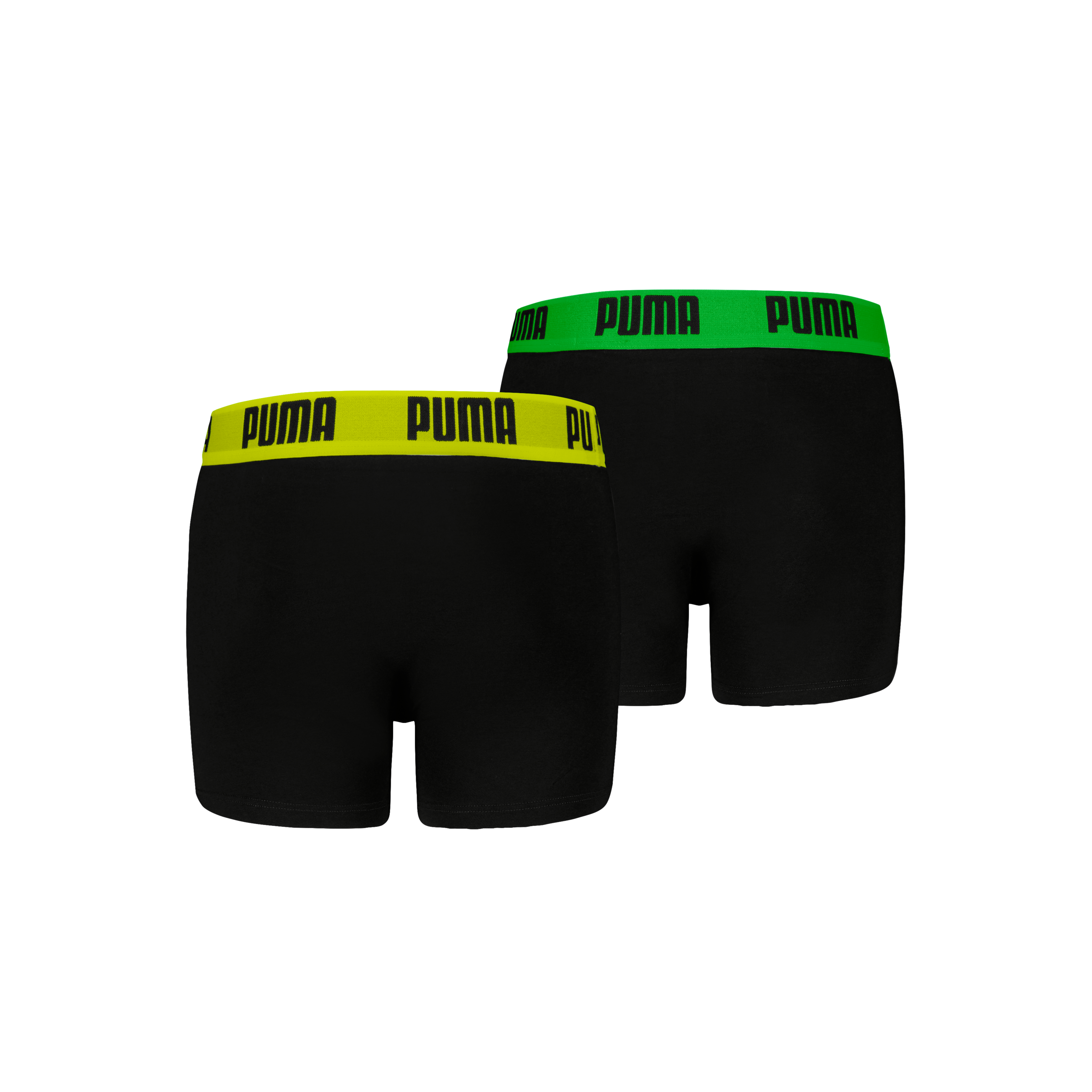 PUMA Boxershorts »PUMA BOYS EVERYDAY BASIC BOXERS 2P« 2er Pack,  Boys, mit Logobund, elastisch