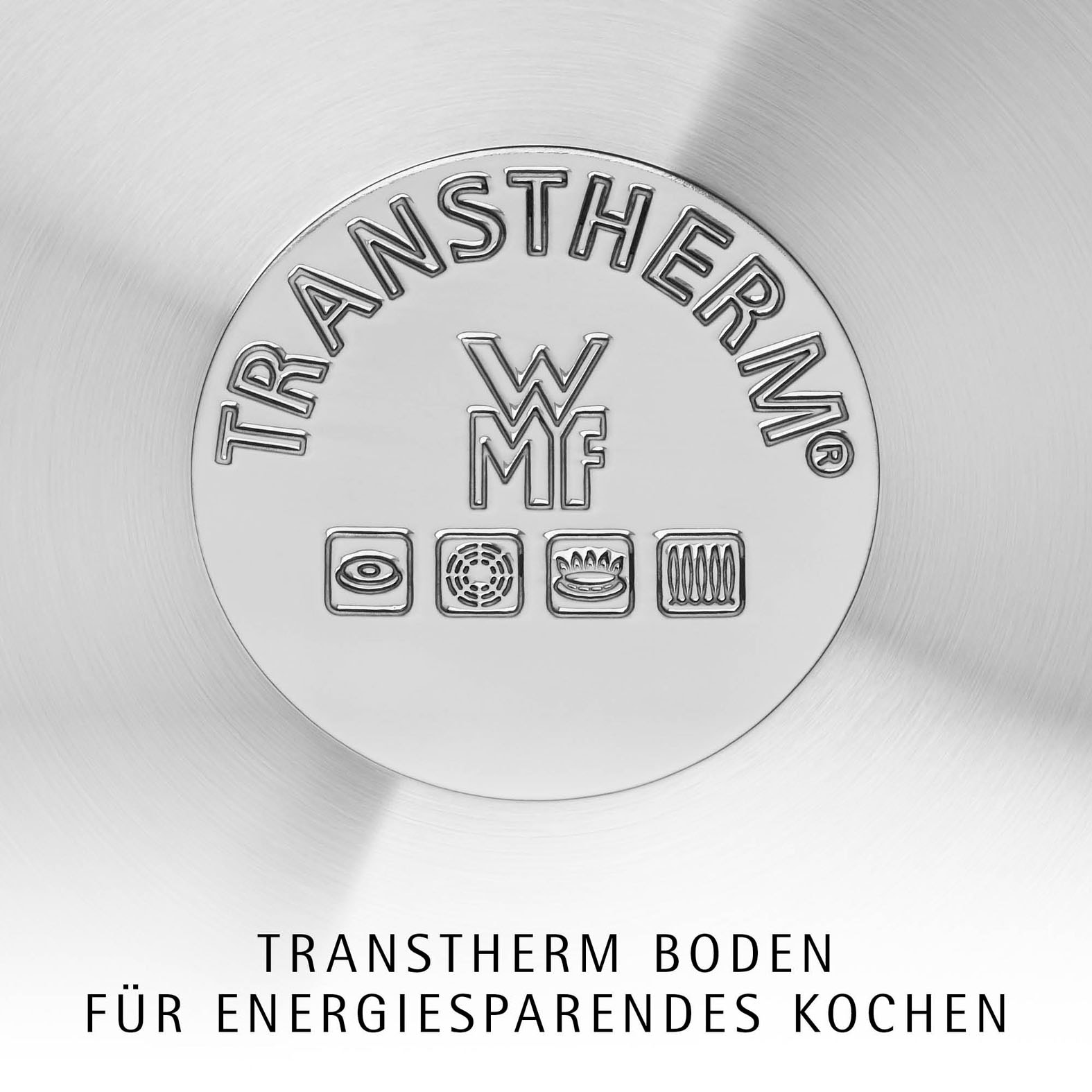 WMF Topf-Set »Comfort Line Induktion, Kochtopf Set mit Glasdeckel, mattiert« 3x Fleischtopf Ø /16/20/24cm, 1 Bratentopf Ø 20cm, 1 Kasserolle Ø16 cm,  Cromargan® Edelstahl Rostfrei 18/10