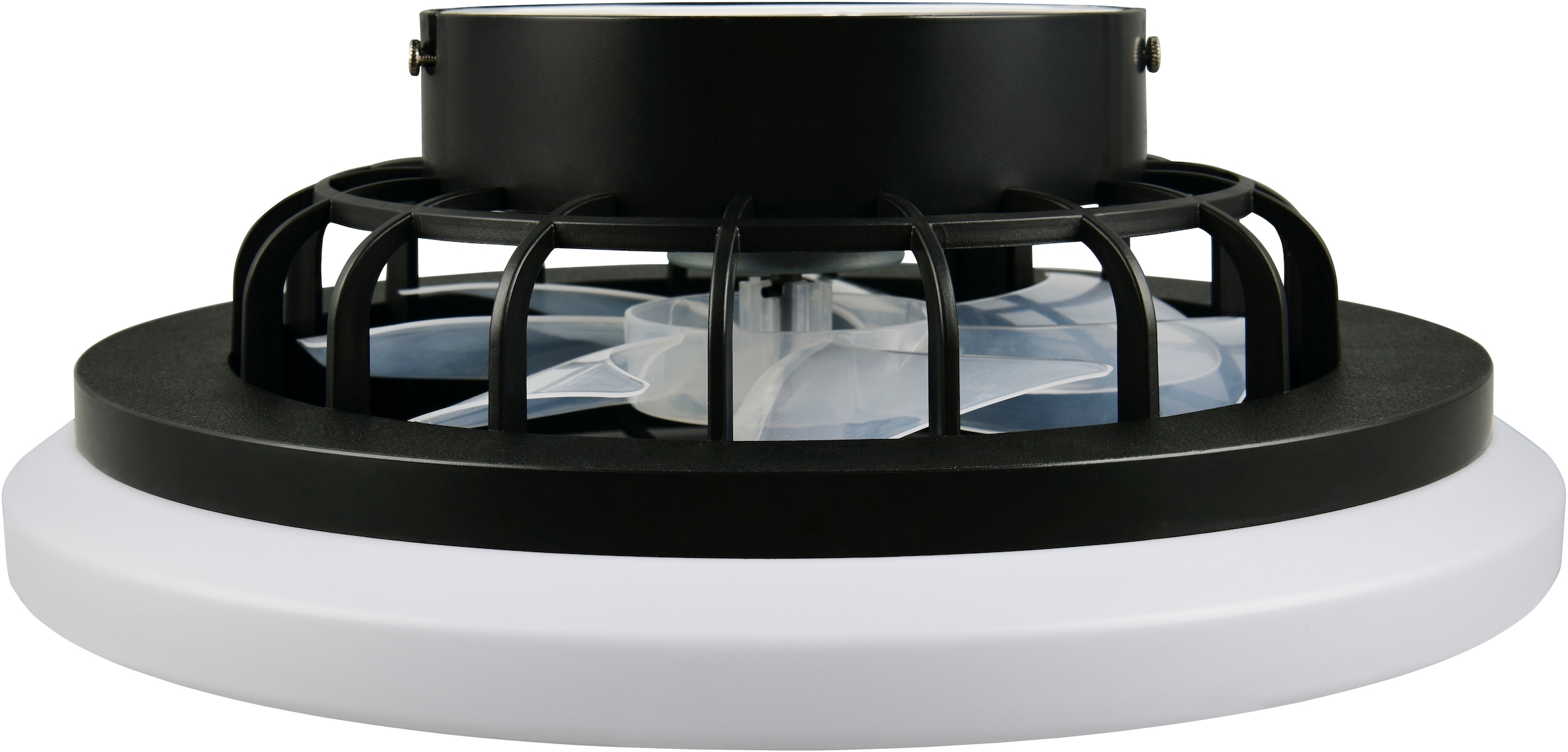 Hanseatic LED Deckenleuchte »DLVO69222RS, Deckenventilator mit Licht Ø 38cm, inkl Fernbedienung« LED-Board 1 Stk. Farbwechsler | warmweiß - kaltweiß Ventilator mit 5 Stufen, Vor- & Rücklauf, LED mit CCT Timer Nachtlicht