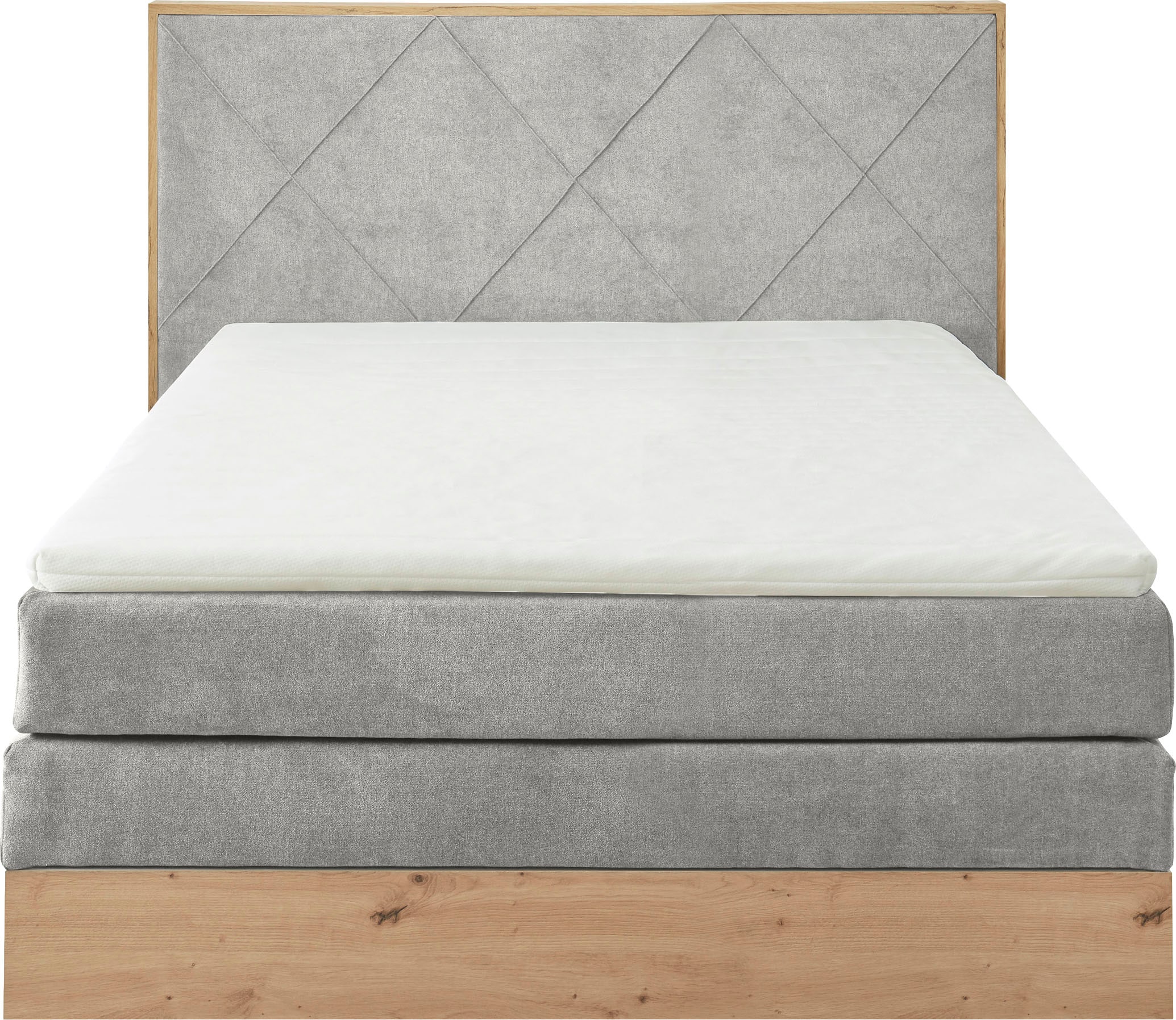 ED EXCITING DESIGN Boxspringbett »Bellevue«, inkl. Bettkasten, wahlweise mit Matratze und Topper