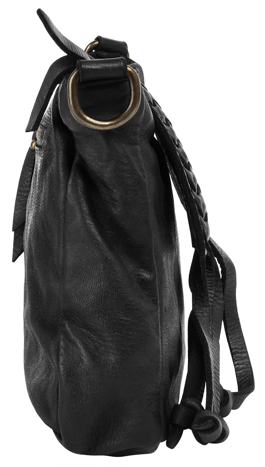 Samantha Look Umhängetasche echt Leder Made in Italy CB8339