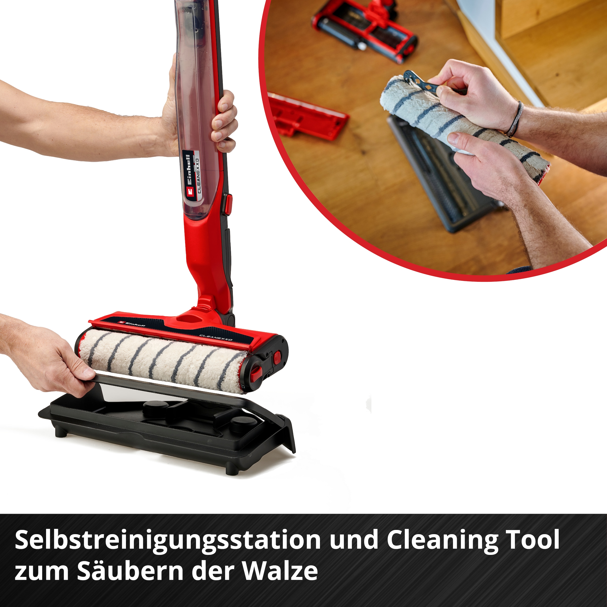Einhell Hartbodenreiniger »CLEANEXXO + TE-HV 18/06 Set«, inkl. Akku 18V/2,5Ah und Ladegerät
