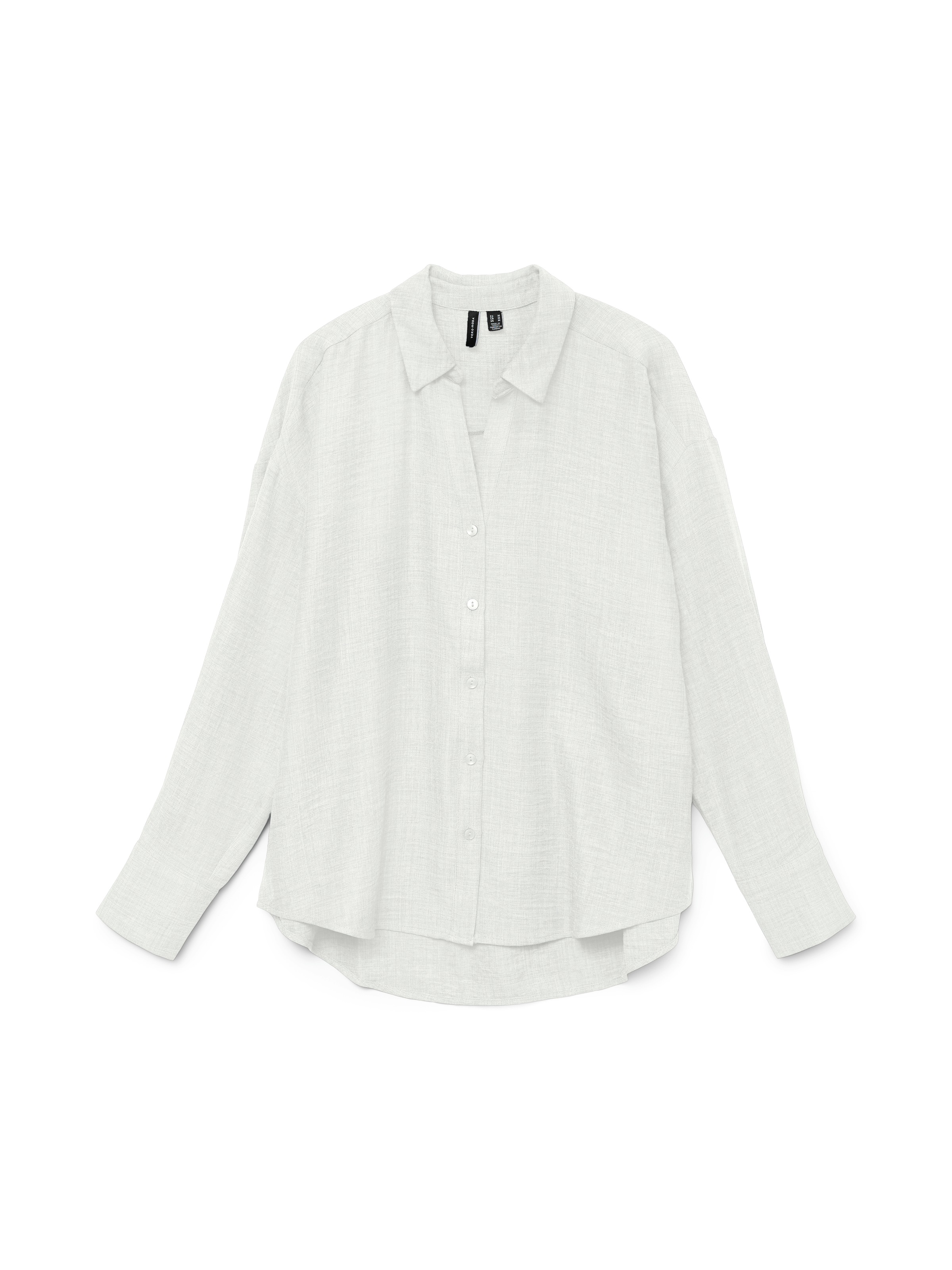Vero Moda Langarmbluse »VMMELANEY QUEENY LS SHIRT WVN NOOS«
