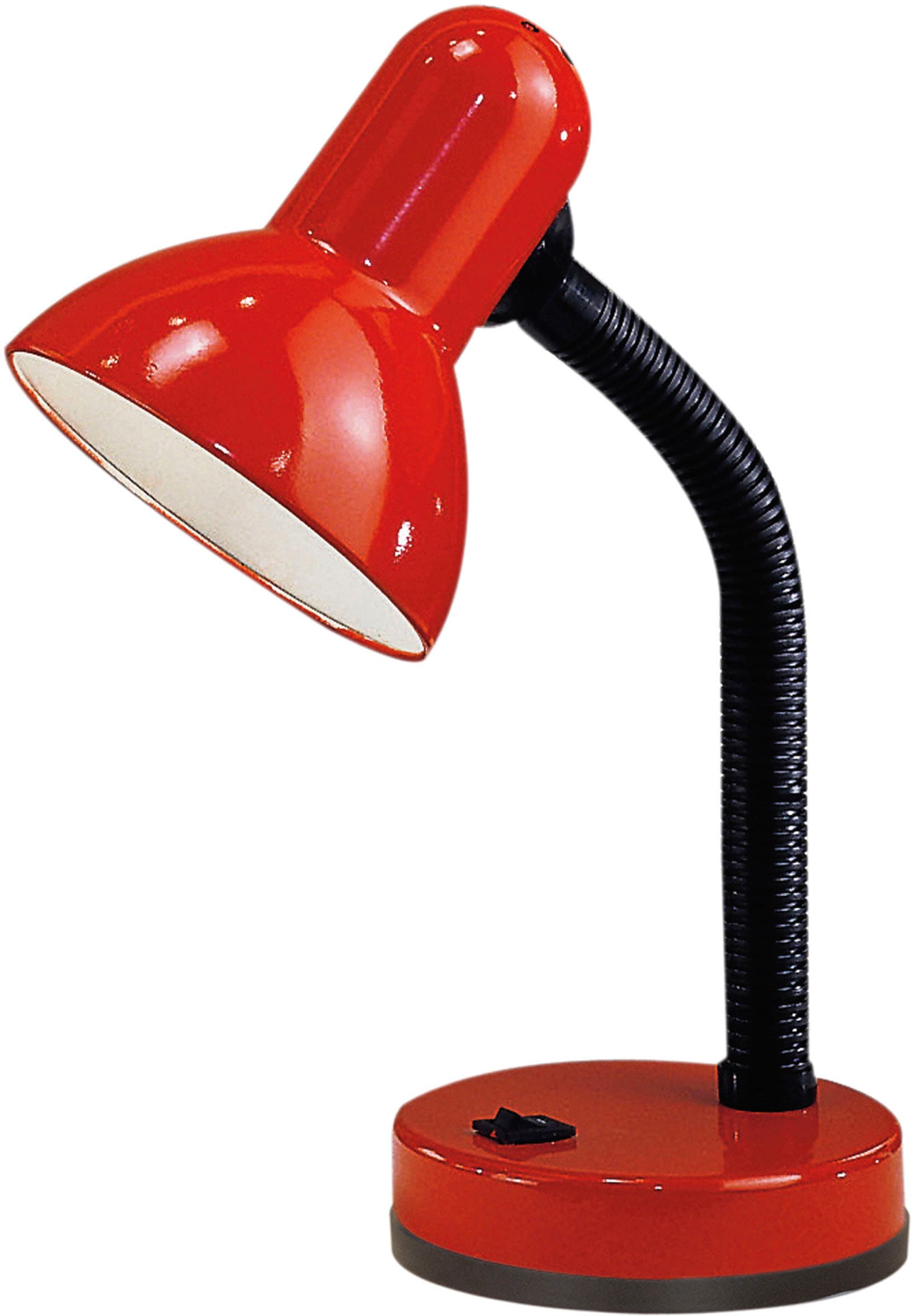Jahren online schwenkbar 1 rot Tischleuchte Hals - kaufen Wippschalter x 3 mit flammig-flammig, | »BASIC«, - flexibler Ø12,5 cm / EGLO Garantie / H30 XXL