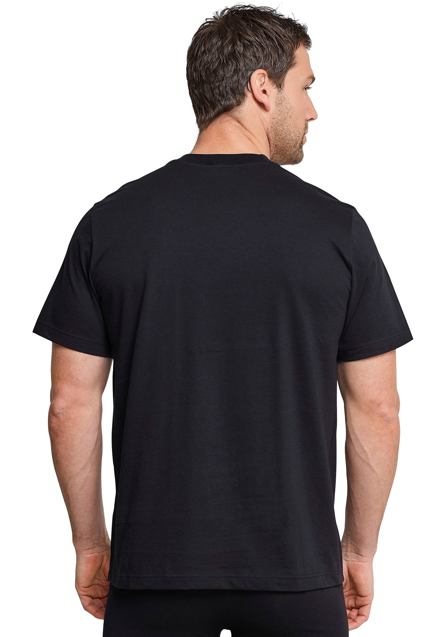 Schiesser T-Shirt »"Essentials"«, (2er-Pack), mit Rundhalsausschnitt