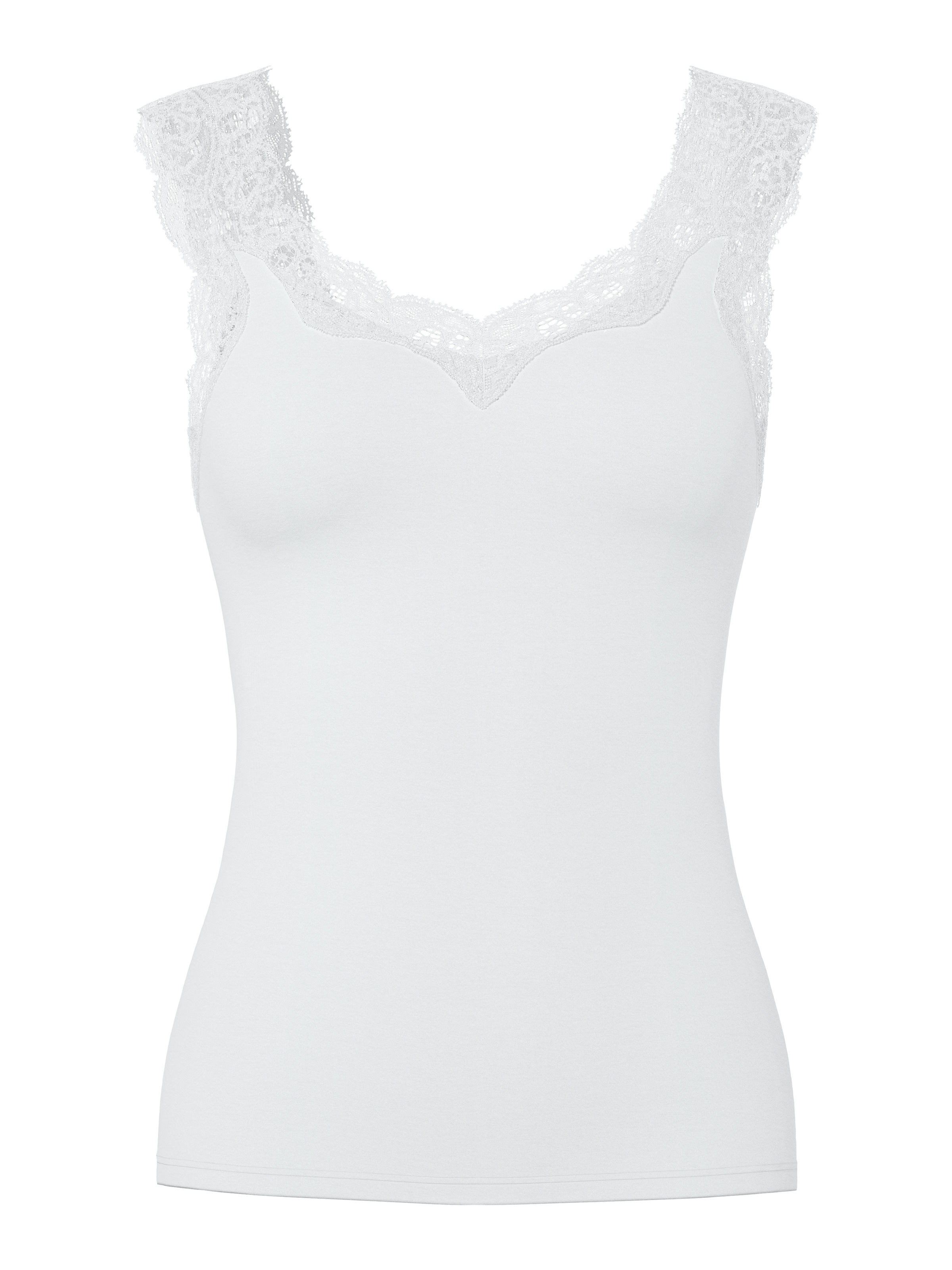 pieces Spitzentop »PCBARBERA« Viskosemischung