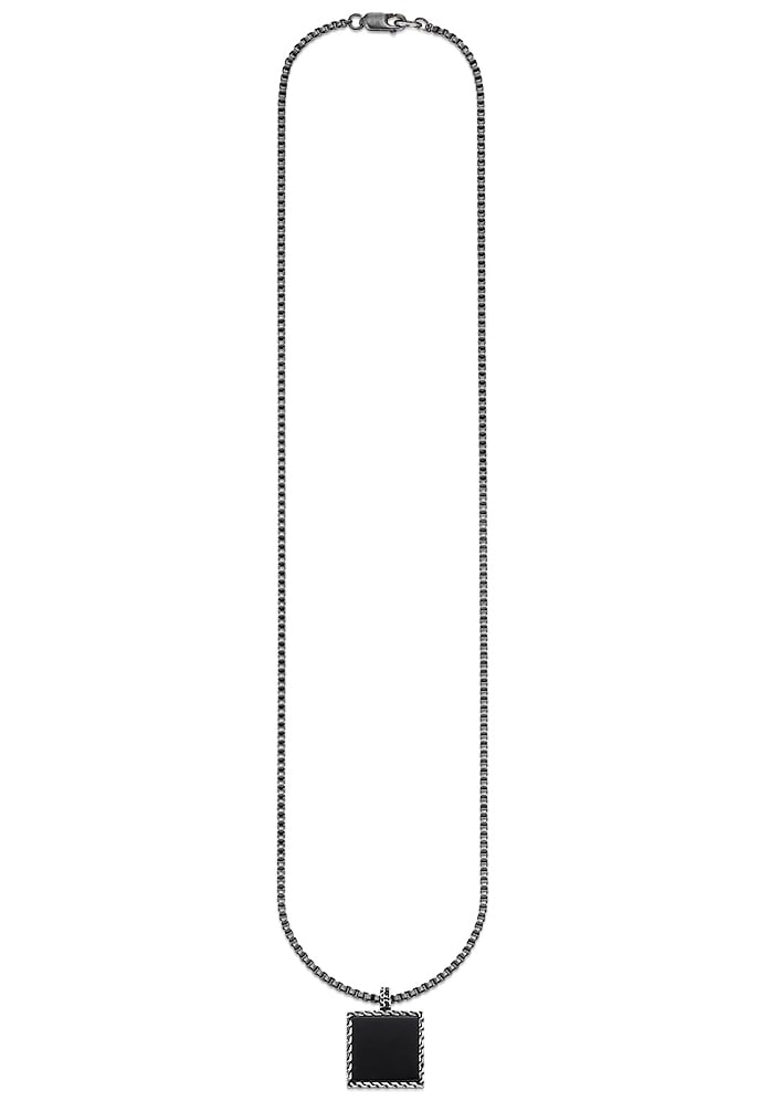 HECHTER PARIS Kette mit Anhänger »Schmuck Geschenk Silber 925 Halsschmuck Halskette Venezianer Stein«, mit Onyx oder Tigerauge