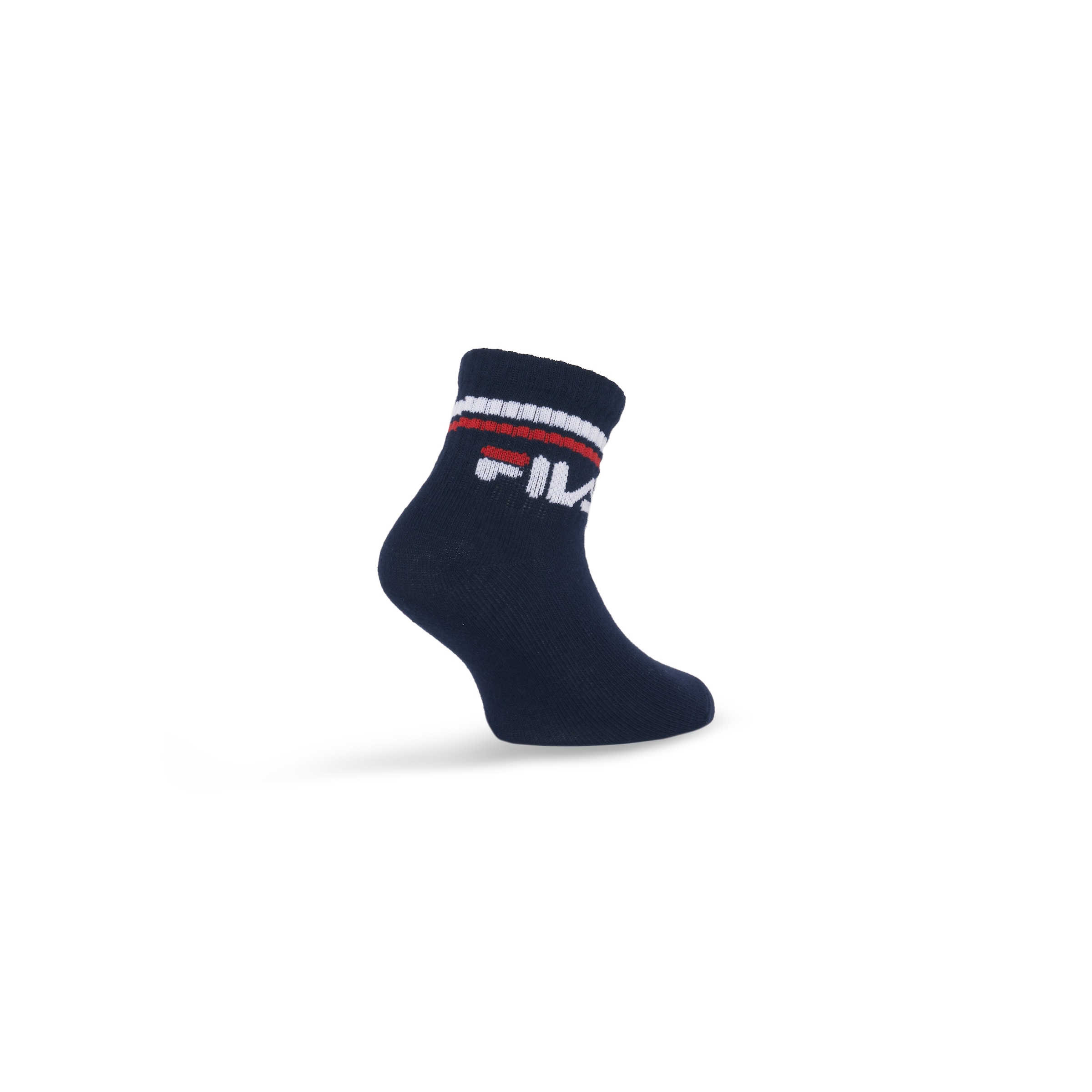 Fila Kurzsocken »JUNIOR UNISEX QUARTER PLAIN SOCKS« 6 Stk. tlg. mit eingestricktem Logo im Bündchen, Kindersocken