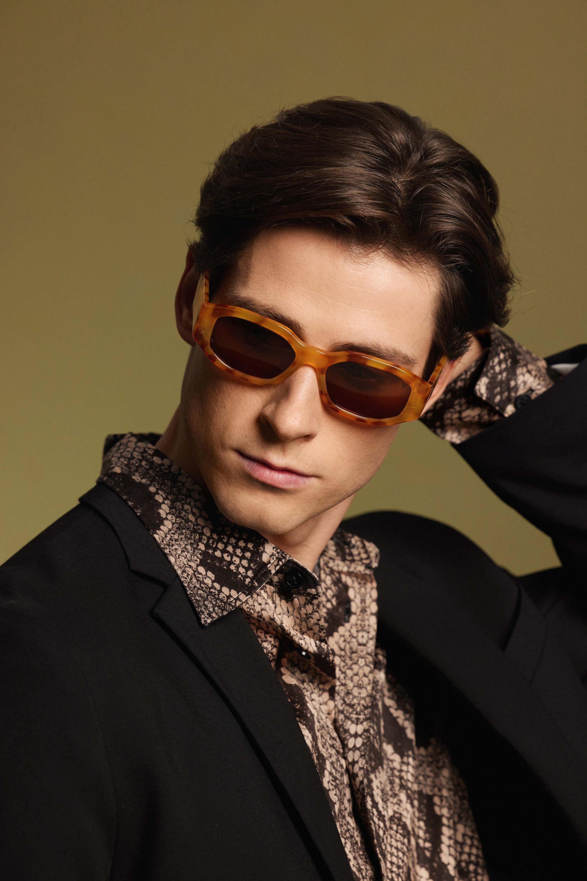 MARC LAUDER Sonnenbrille »MA03-02« 3: dunkles Glas, starke Sonneneinstrahlung