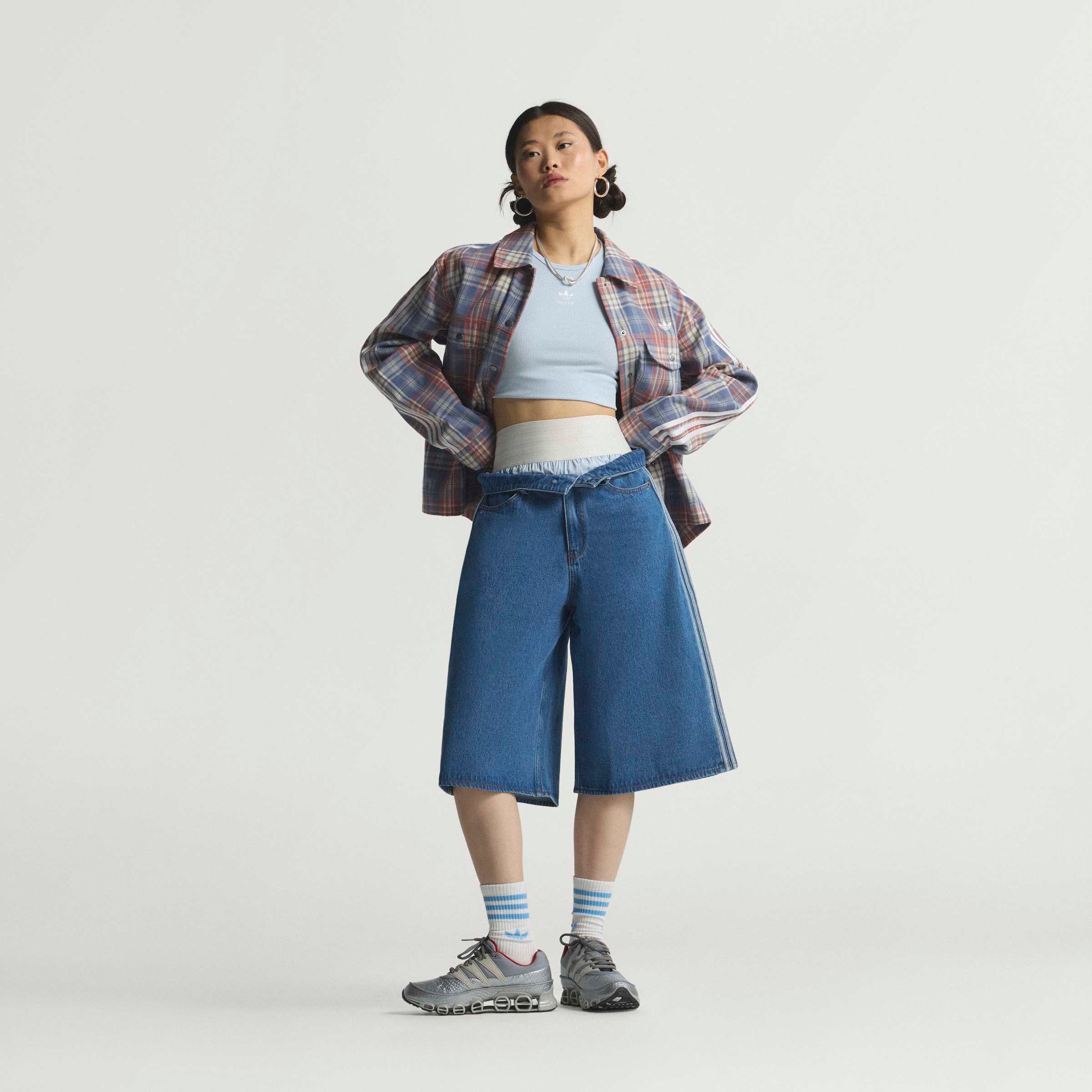 adidas Originals Shorts »FIREBIRD JORTS DENIM«