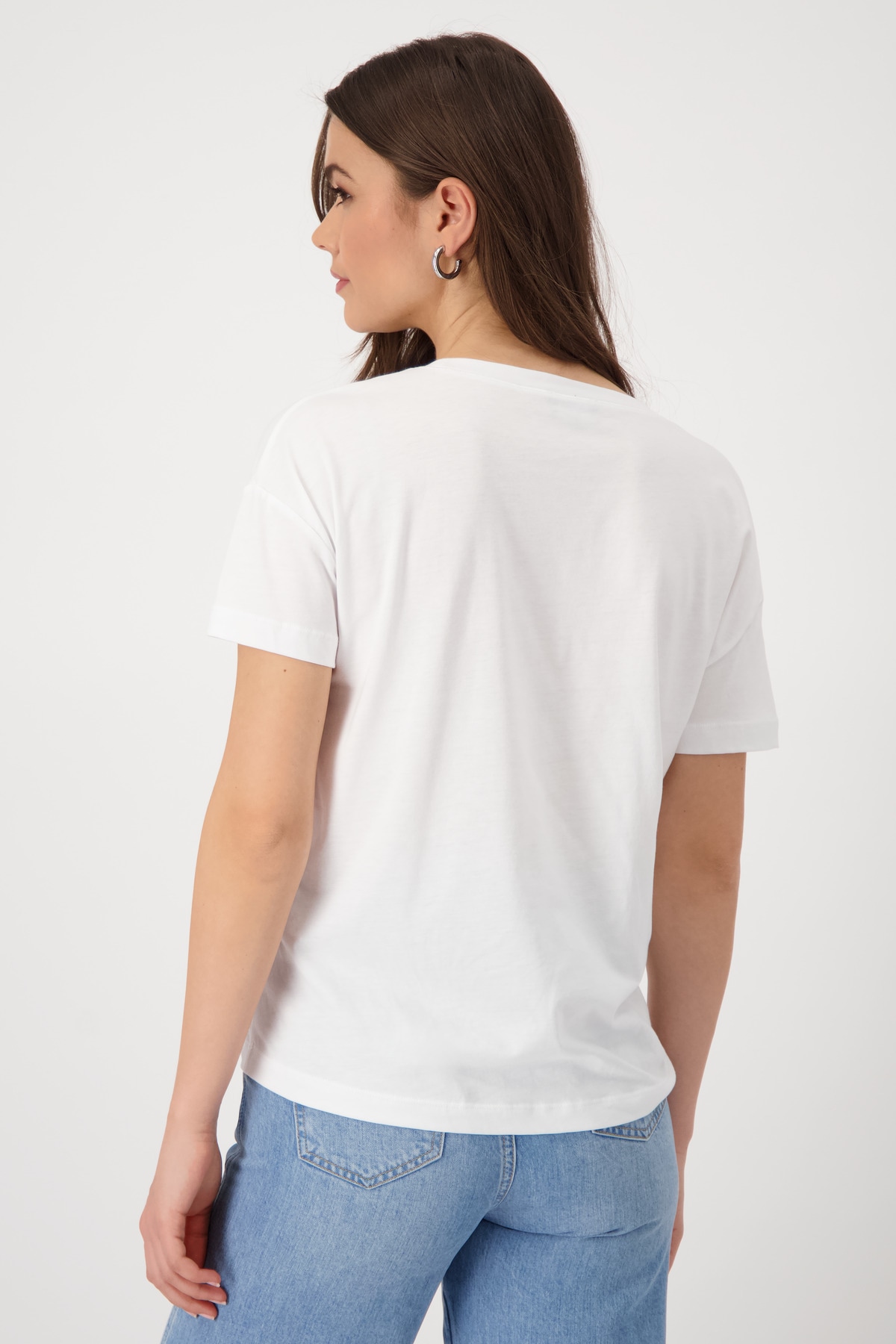 Monari Rundhalsshirt, mit Frontprint