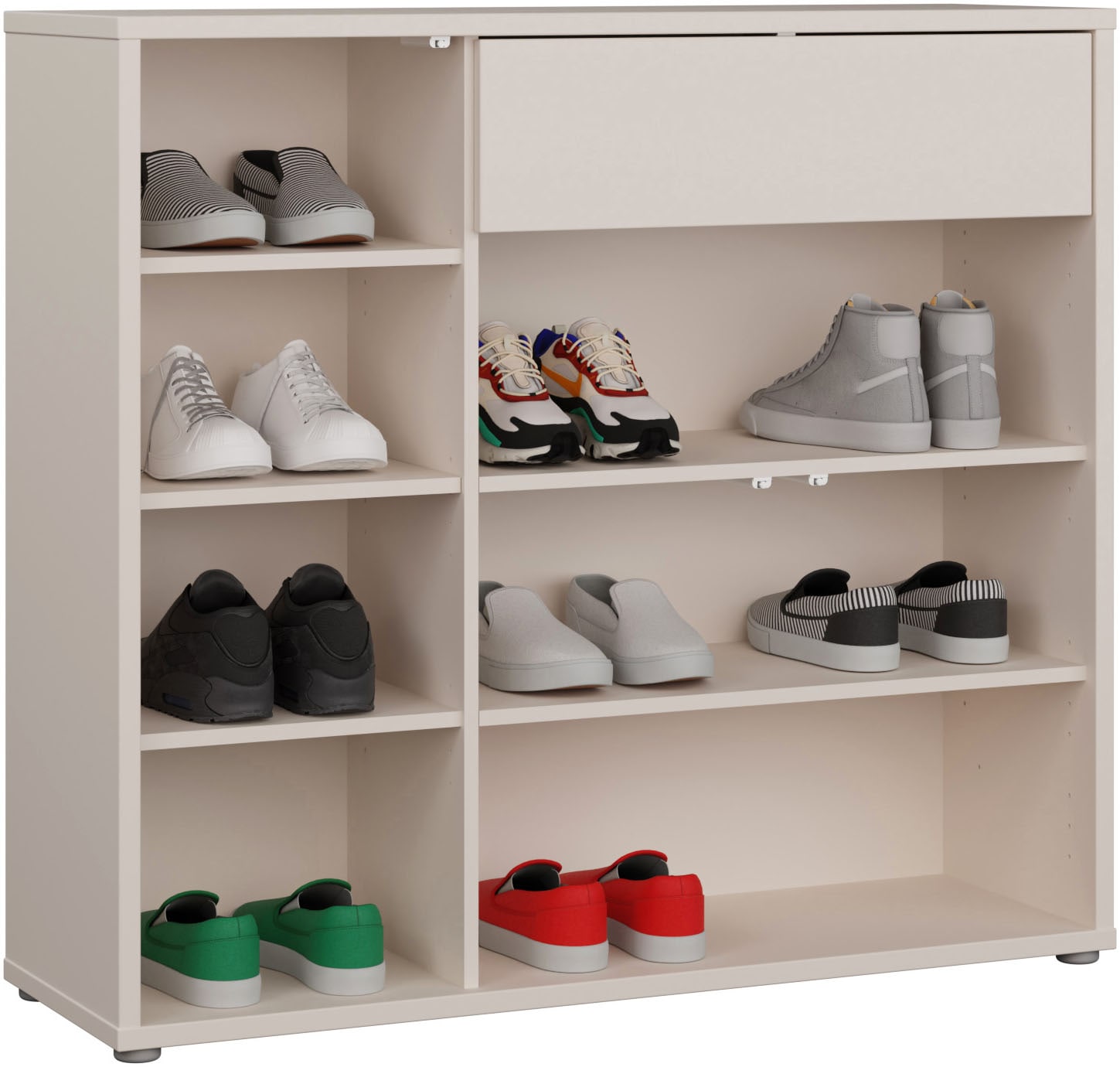 FORTE Schuhschrank »Alice Springs« B/H/T 109,2/99,1/34,9 cm Push to open, 20 Paar Schuhe