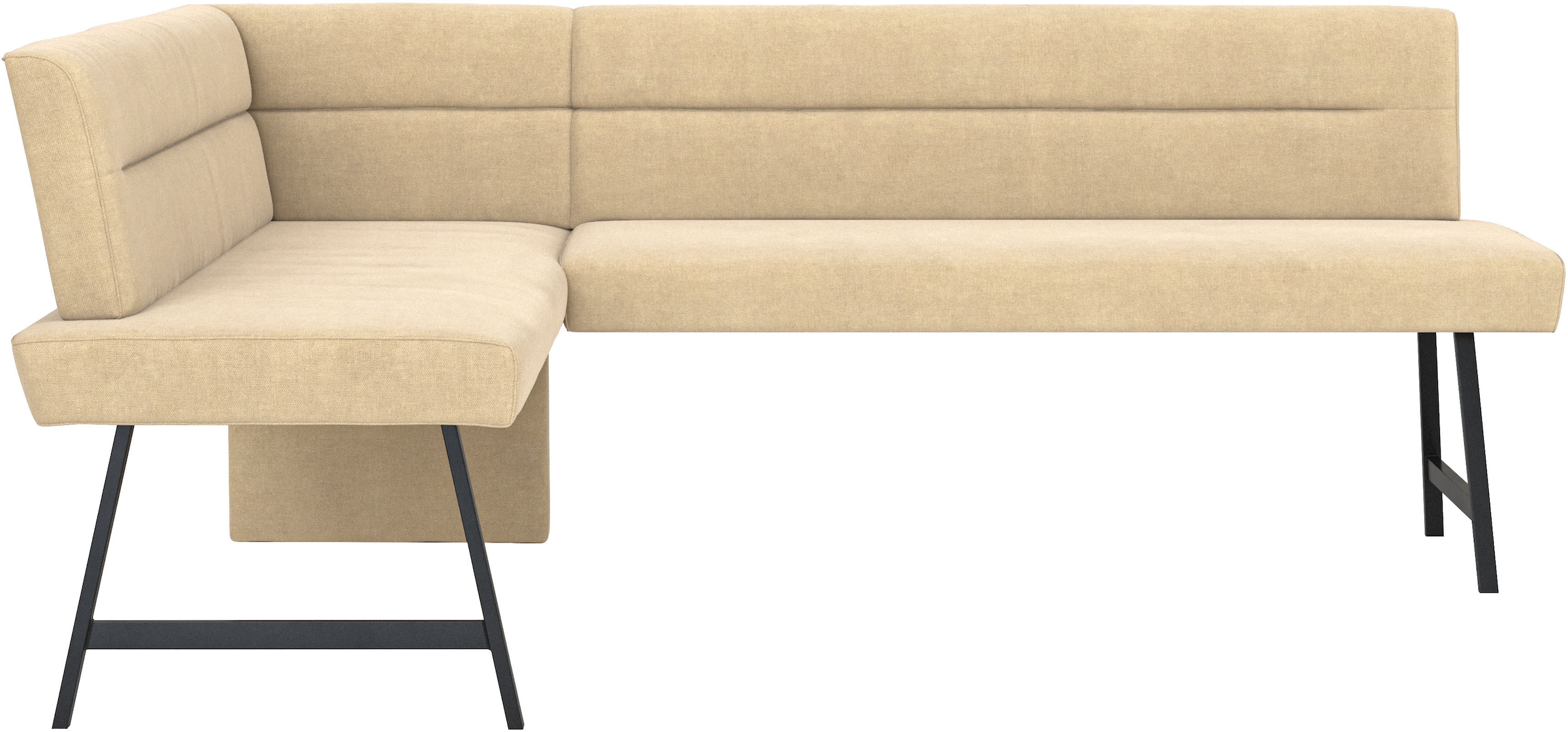 Home affaire Eckbankgruppe »Sava« Set, 4 Stk. tlg. Eckbank mit Wellenfederung im Sitz, Tisch Massiv Eiche