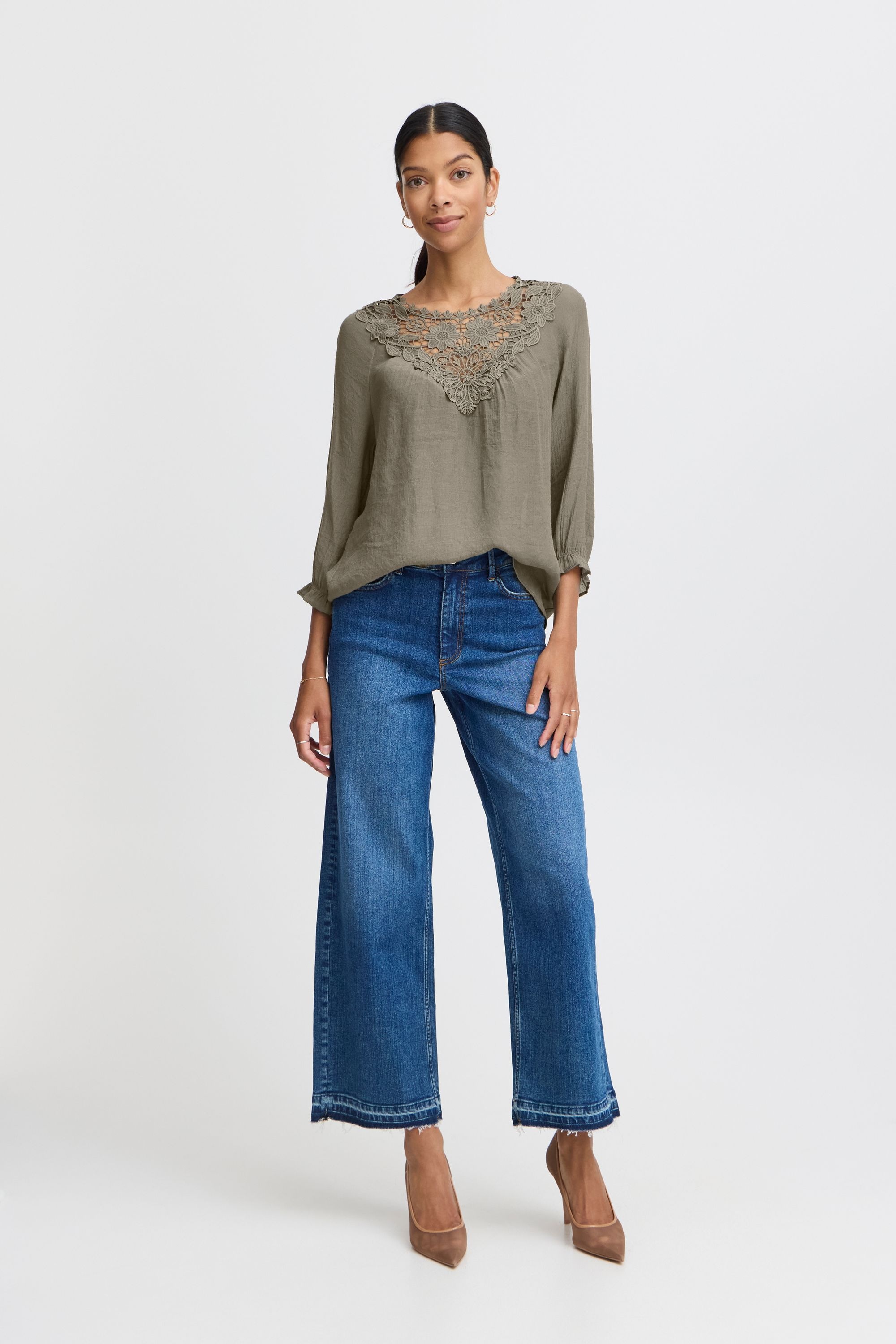 b.young Kurzarmbluse »Kurzarmbluse BYIKELLY BLOUSE -«