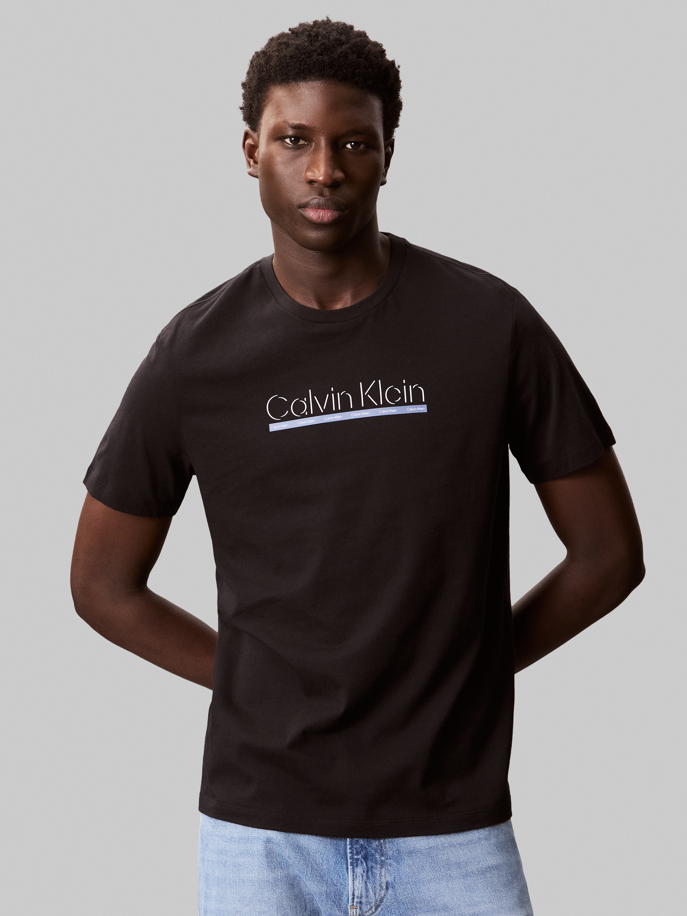 Calvin Klein T-Shirt »SS 30s E SPRTSWR 2 G« mit Logo-Schriftzug