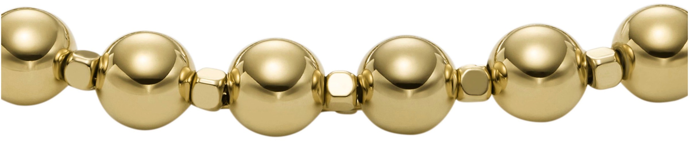 Fossil Armband »Schmuck Geschenk Edelstahl ALL STACKED UP BEADS, JF04751710«