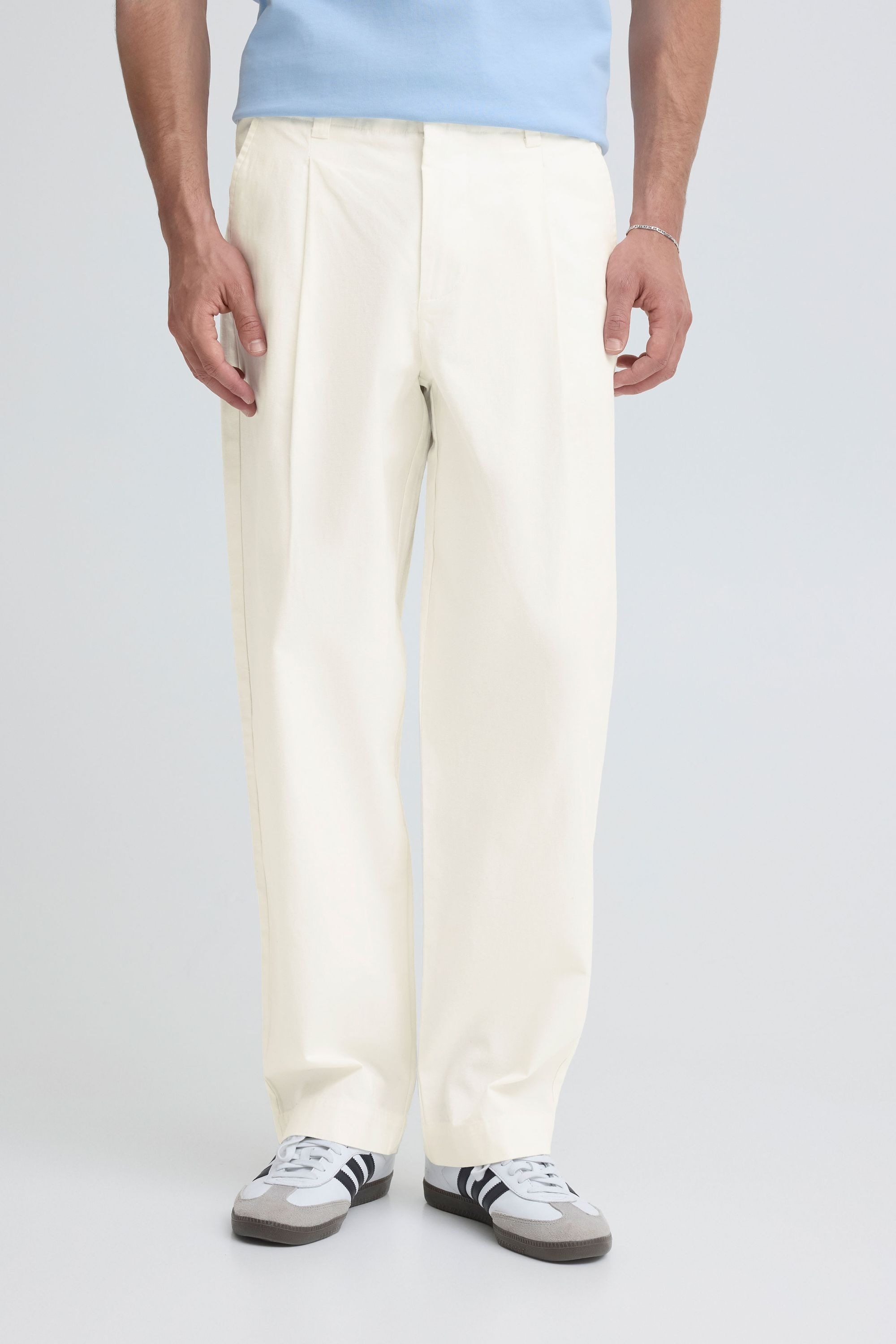 Casual Friday Leinenhose »Leinenhose CFValer Pleated«