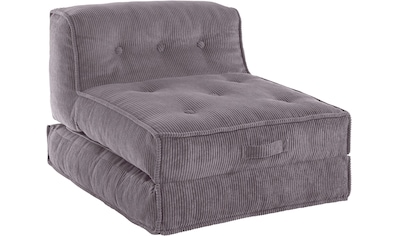 INOSIGN Sessel »Missy«, Loungesessel aus Cord, in 2 Größen, mit Schlaffunktion,... kaufen