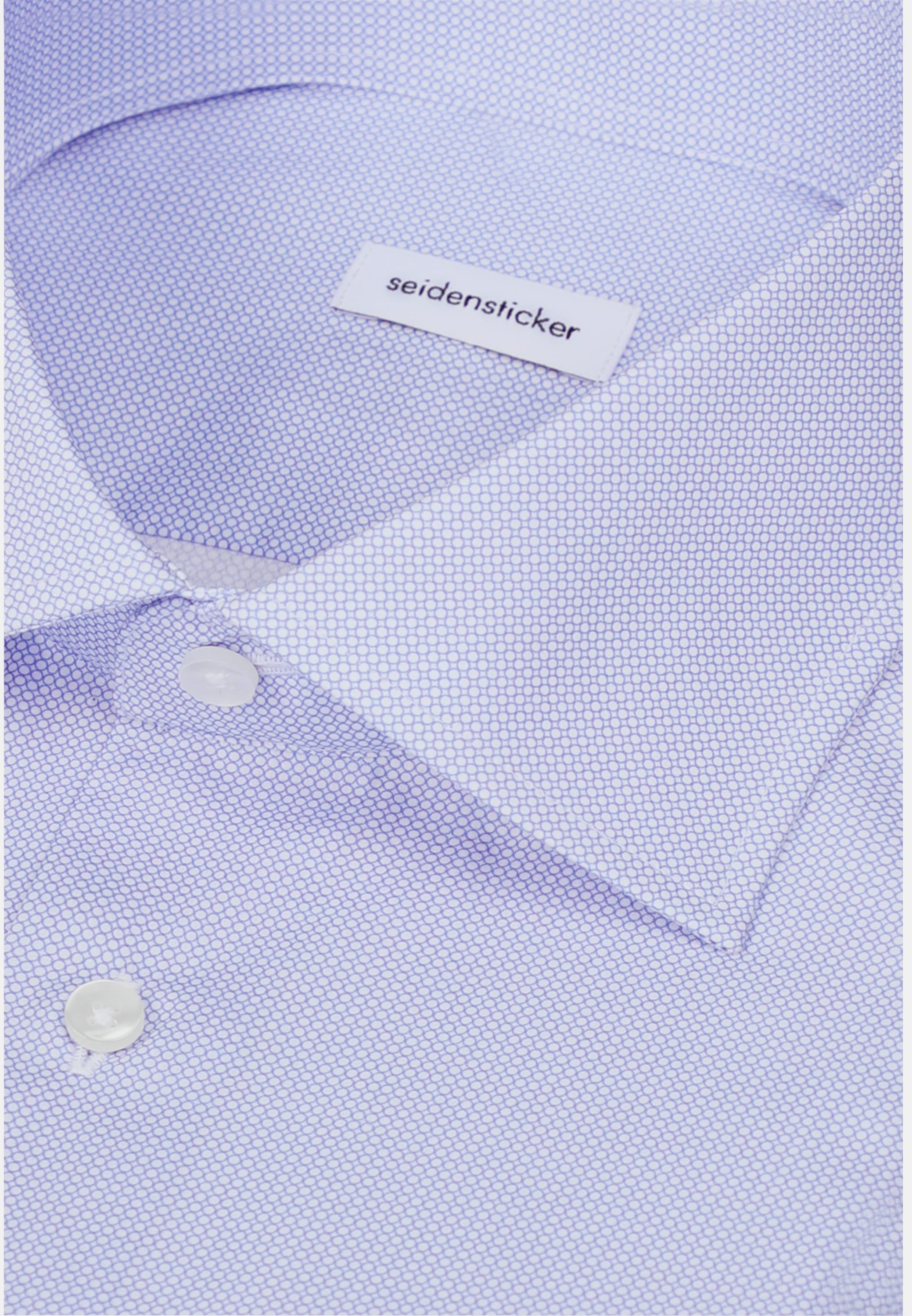 seidensticker Businesshemd »Schwarze Rose« Shaped 1/1 Kentkragen Druck