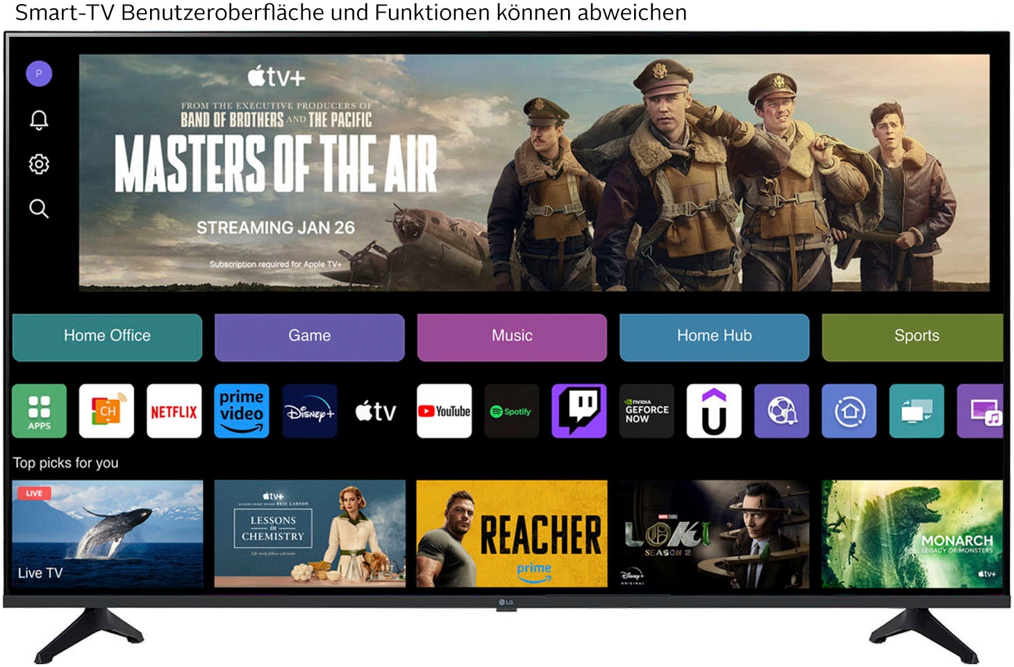 LG LED-Fernseher »55UA73006LA«, 4K Ultra HD, Smart-TV
