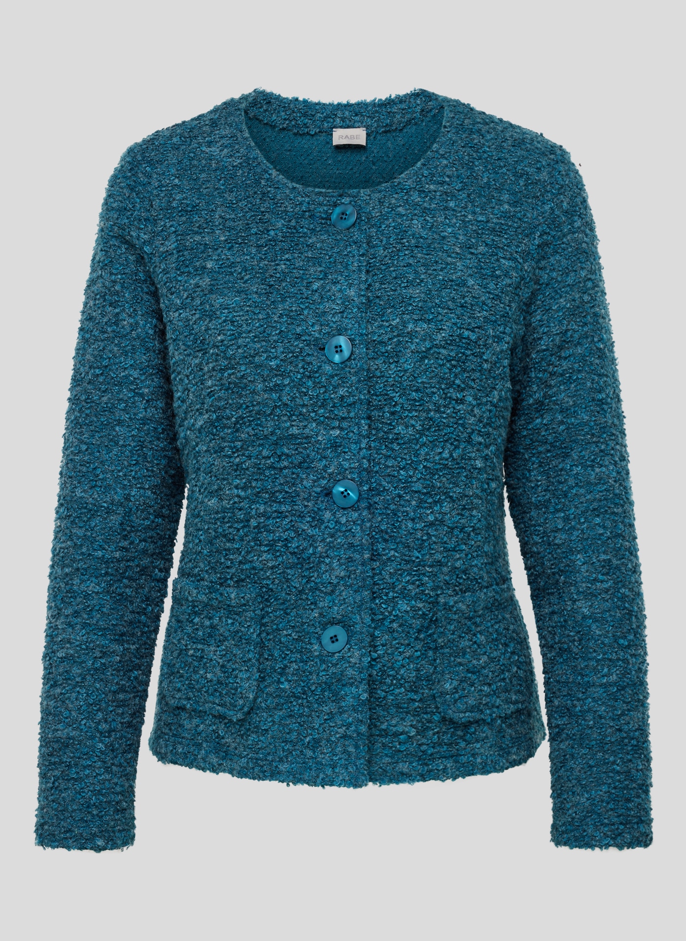 Rabe Strickjacke mit Taschen