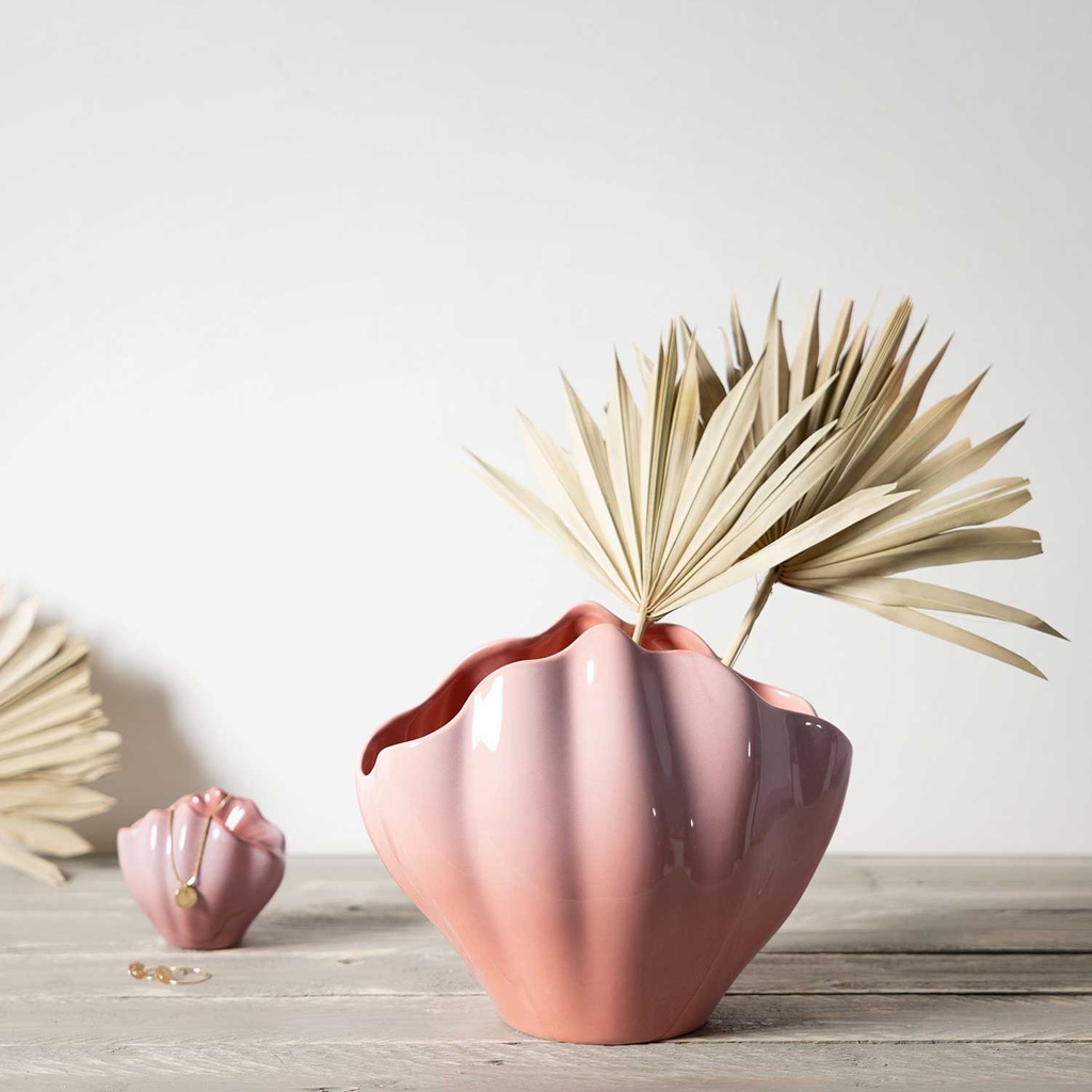 like. by Villeroy & Boch Dekofigur »Muschelvase Perlemor Home 28 x 19 x 23 cm rosa«
