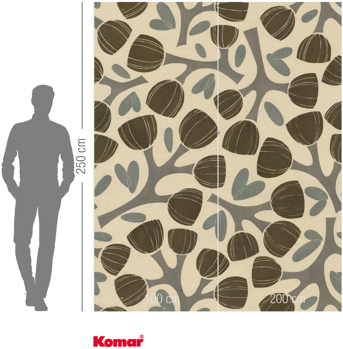 Komar Fototapete »Vlies Fototapete - Oak Tree - Größe 200 x 250 cm« Motiv | bedruckt glatt