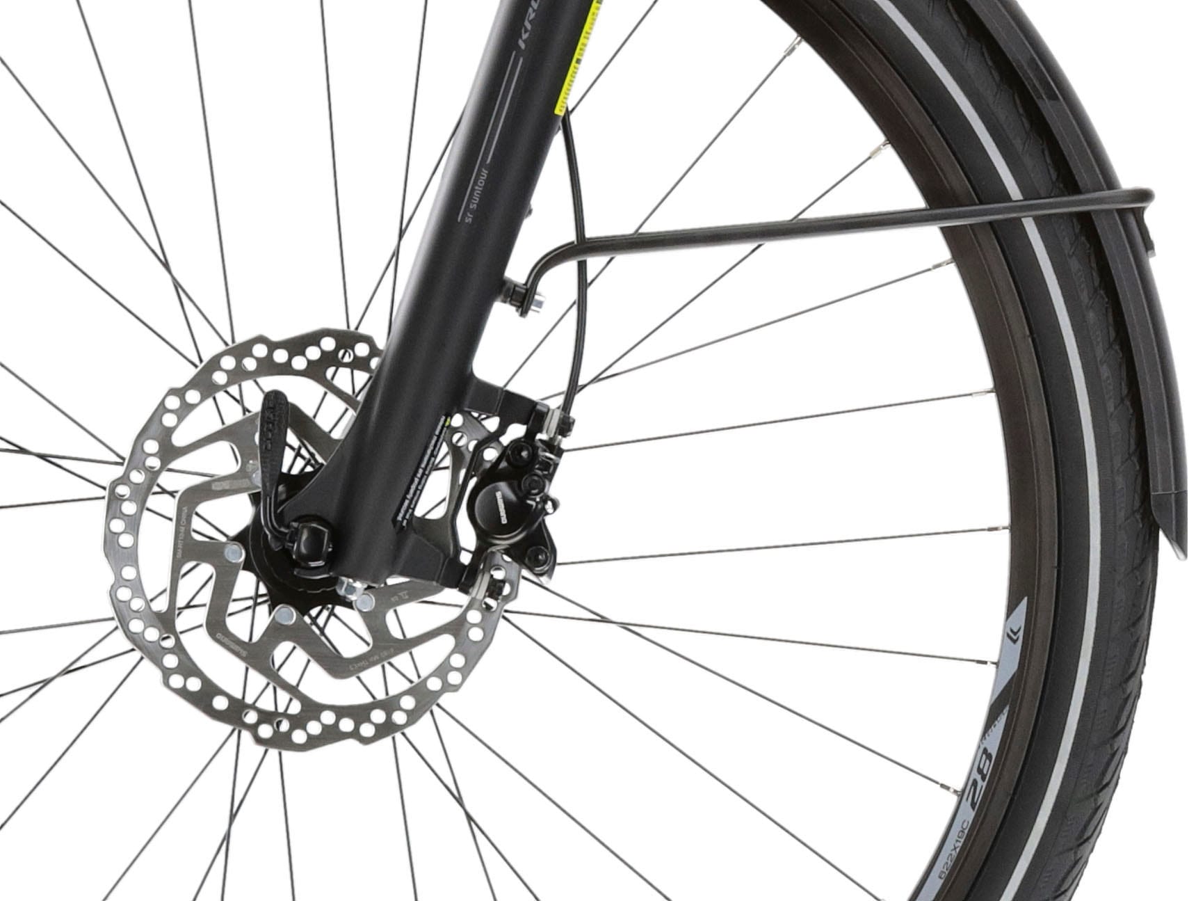 Kross E-Bike »E-Trekkingrad Trans Hybrid 4.0 28 Zoll schwarz«, 9 Gang, Shimano, Acera T3000, Mittelmotor 250 W, Pedelec, Elektrofahrrad für Herren