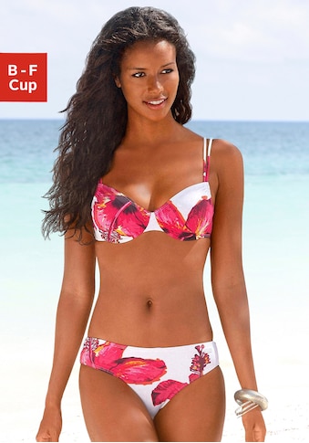 LASCANA Bügel-Bikini, mit plakativem Blütenprint kaufen