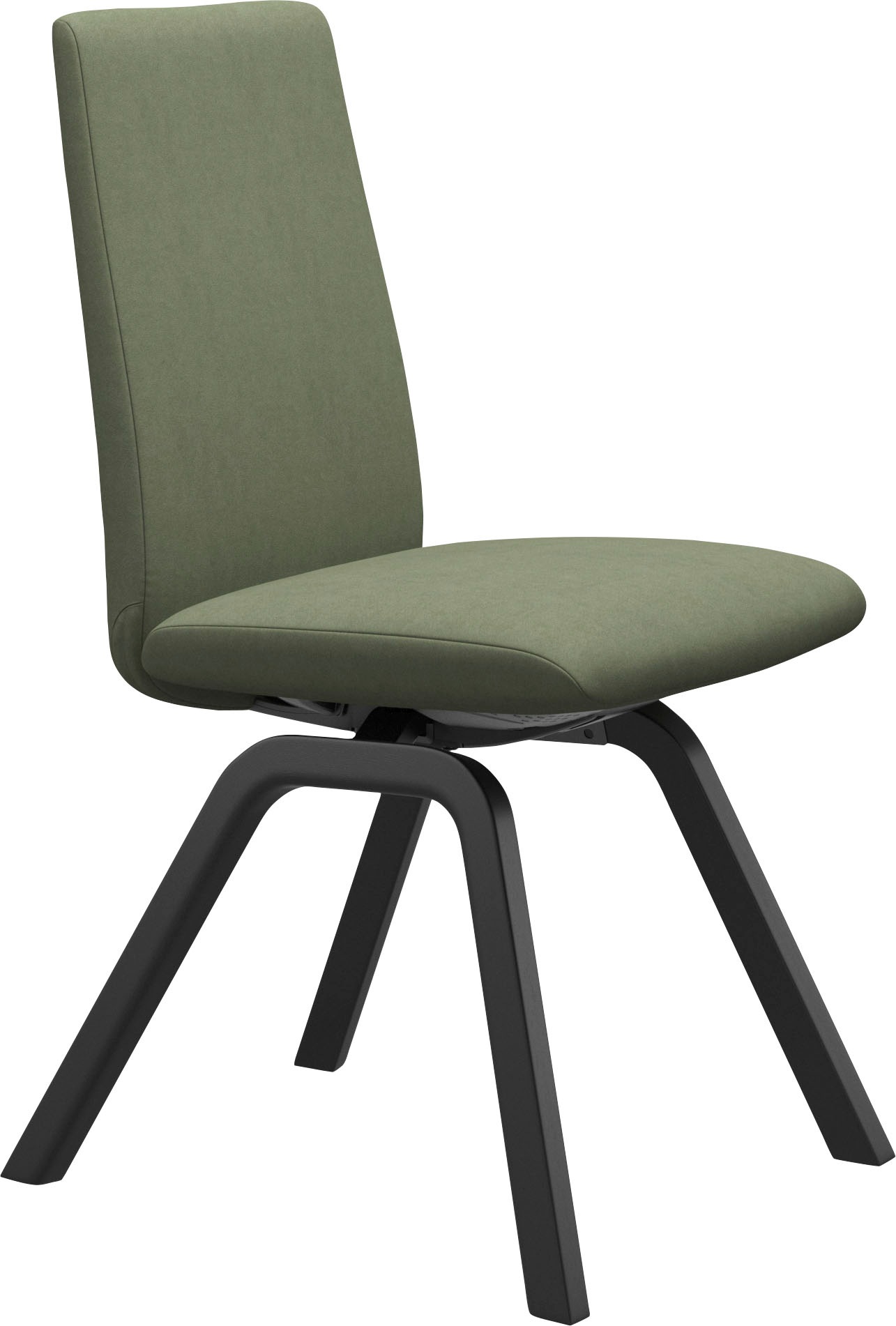 Stressless® Polsterstuhl »Laurel«, Microfaser DINAMICA, Low Back, Größe M, mit schräggestellten Beinen in Schwarz