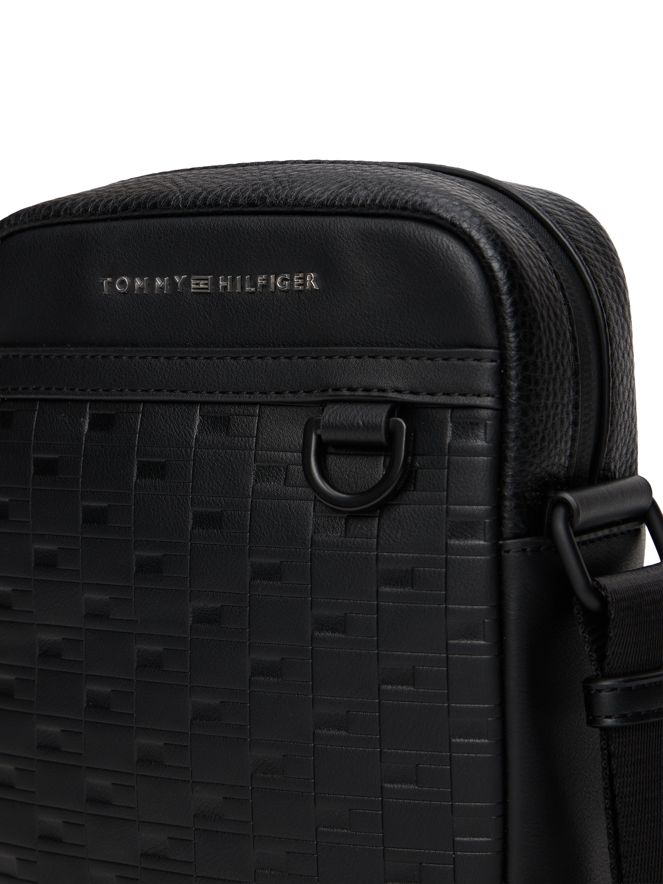 Tommy Hilfiger Umhängetasche »TH MODERN MINI REPORTER« , Men Schultertasche, Crossbody-Bag mit Flechtmuster