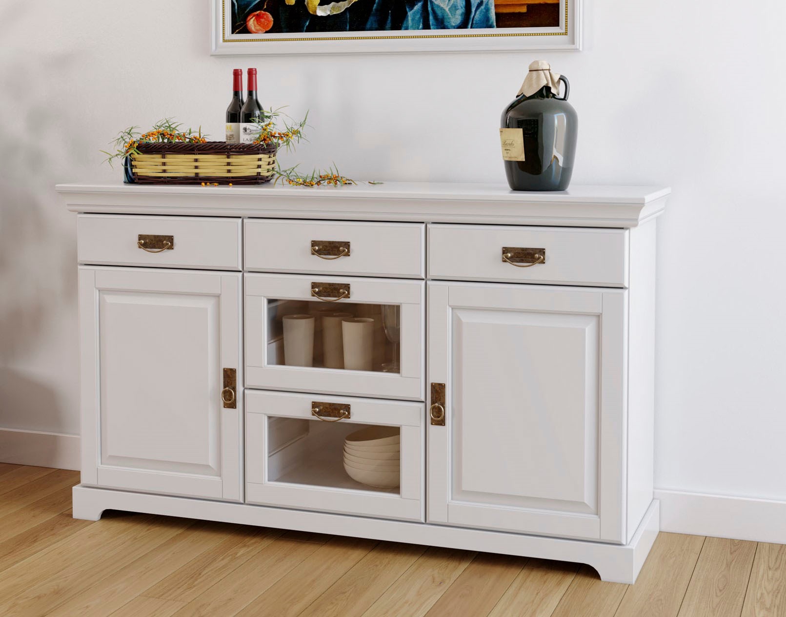 Home affaire Sideboard »Rügen«, Kommode aus massiver Kiefer, FSC®, Breite 145 oder 180 cm