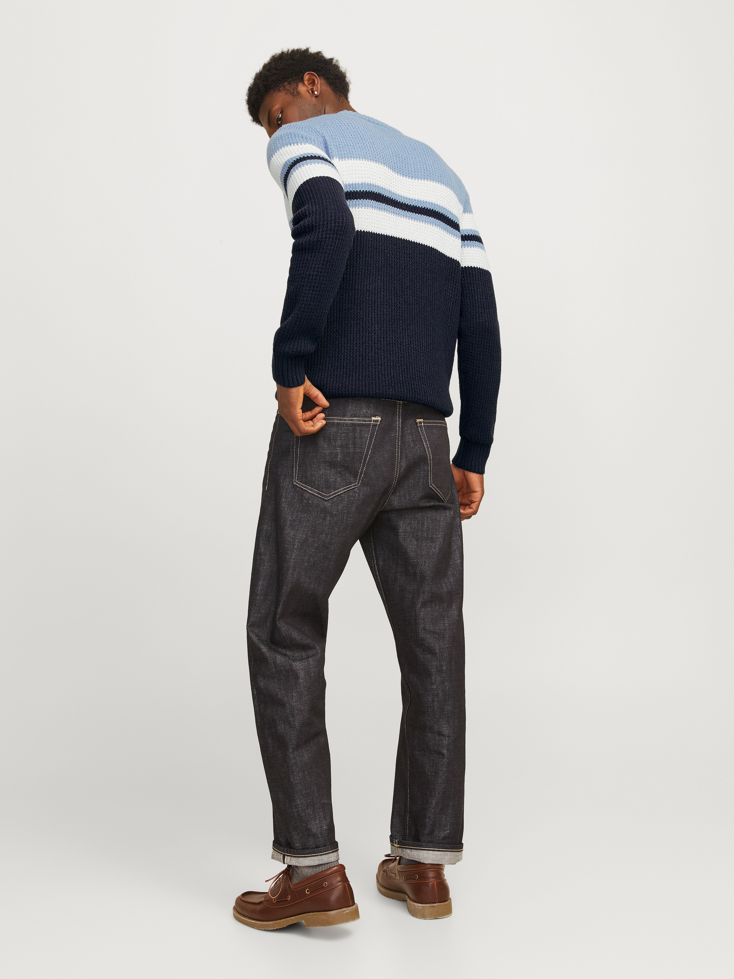 Jack & Jones Rundhalspullover »JJSANDER KNIT CREW NECK«