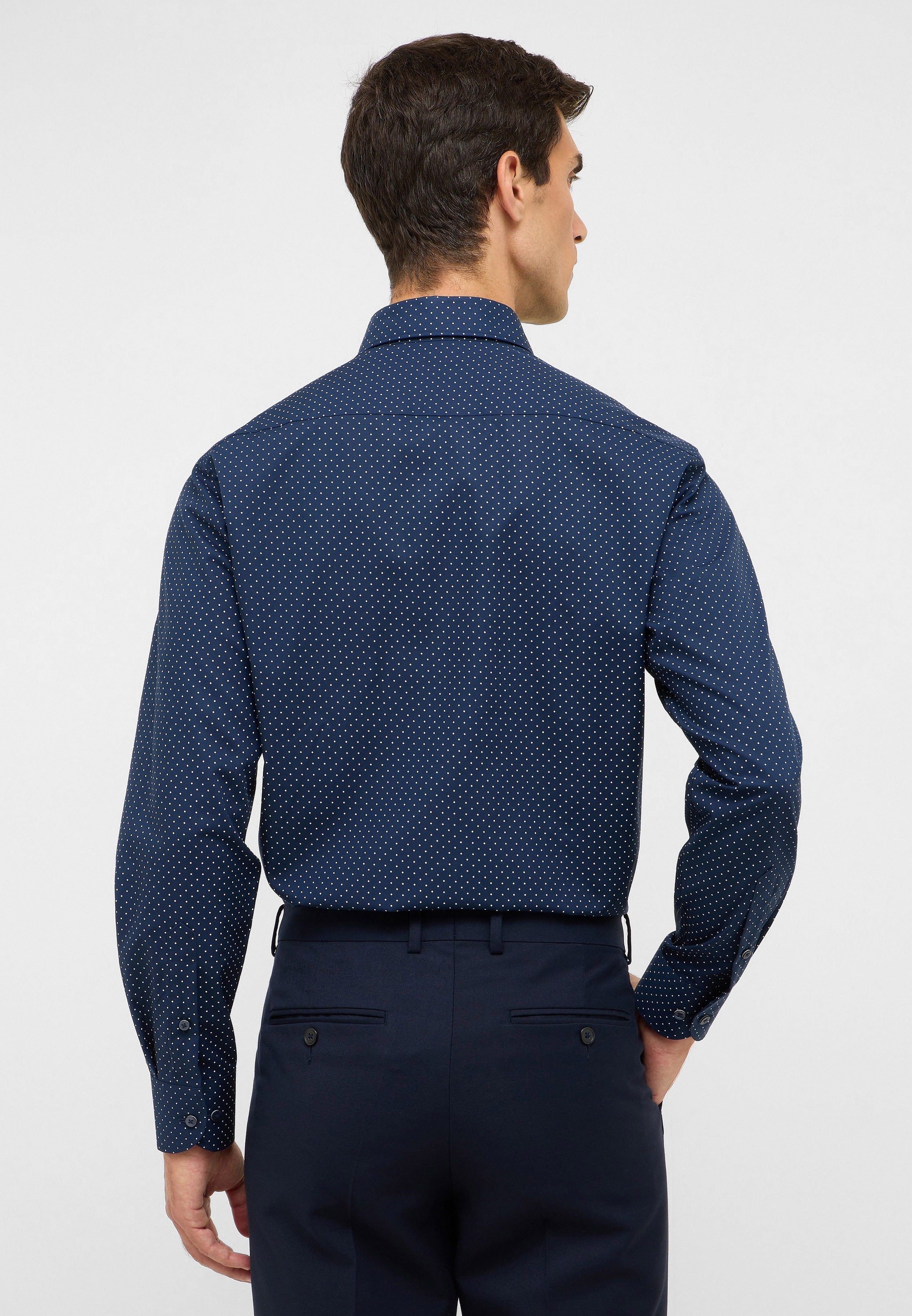 Eterna Langarmhemd »MODERN FIT« NON IRON (bügelfrei)