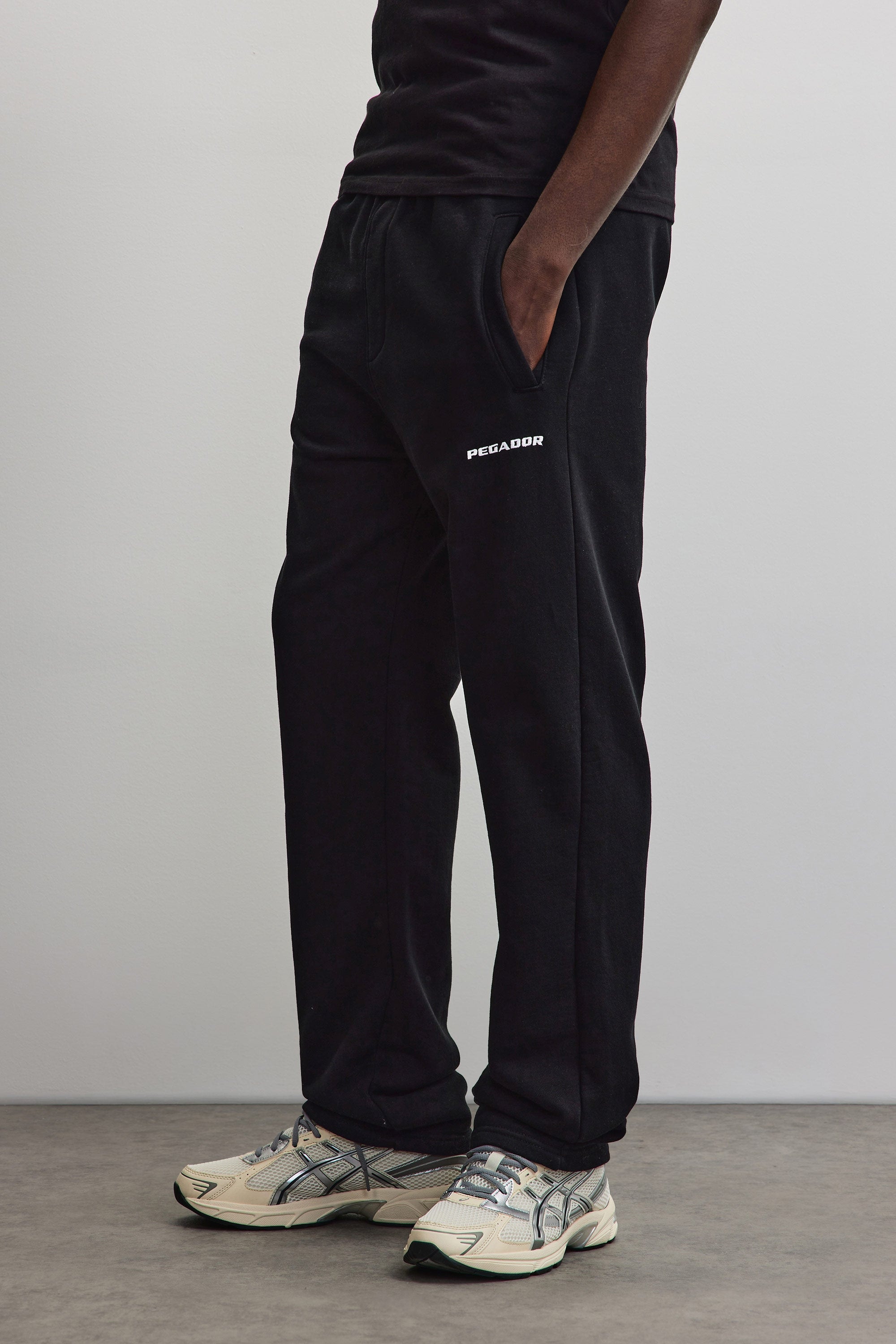 PEGADOR Sweathose »Logo Wide Sweat Pants«  Baumwollmischung, weit