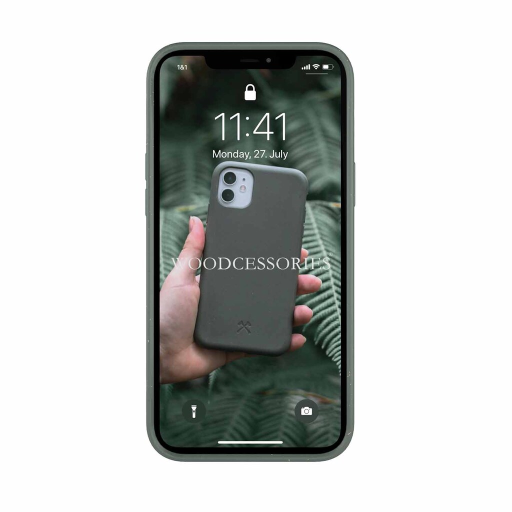 Woodcessories Smartphone-Hülle »Bio Case Classic«, iPhone 12 Mini, 13,7 cm (5,4 Zoll)