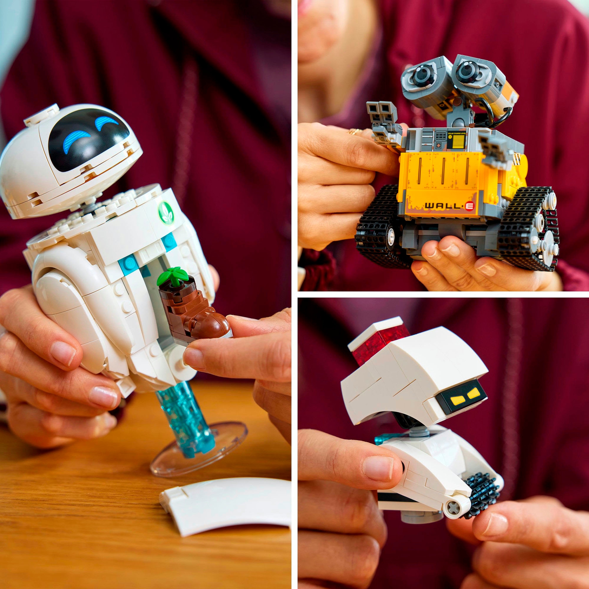 LEGO® Konstruktionsspielsteine »WALL-E und EVE (43279), LEGO Disney Pixar«, (811 St.), Made in Europe