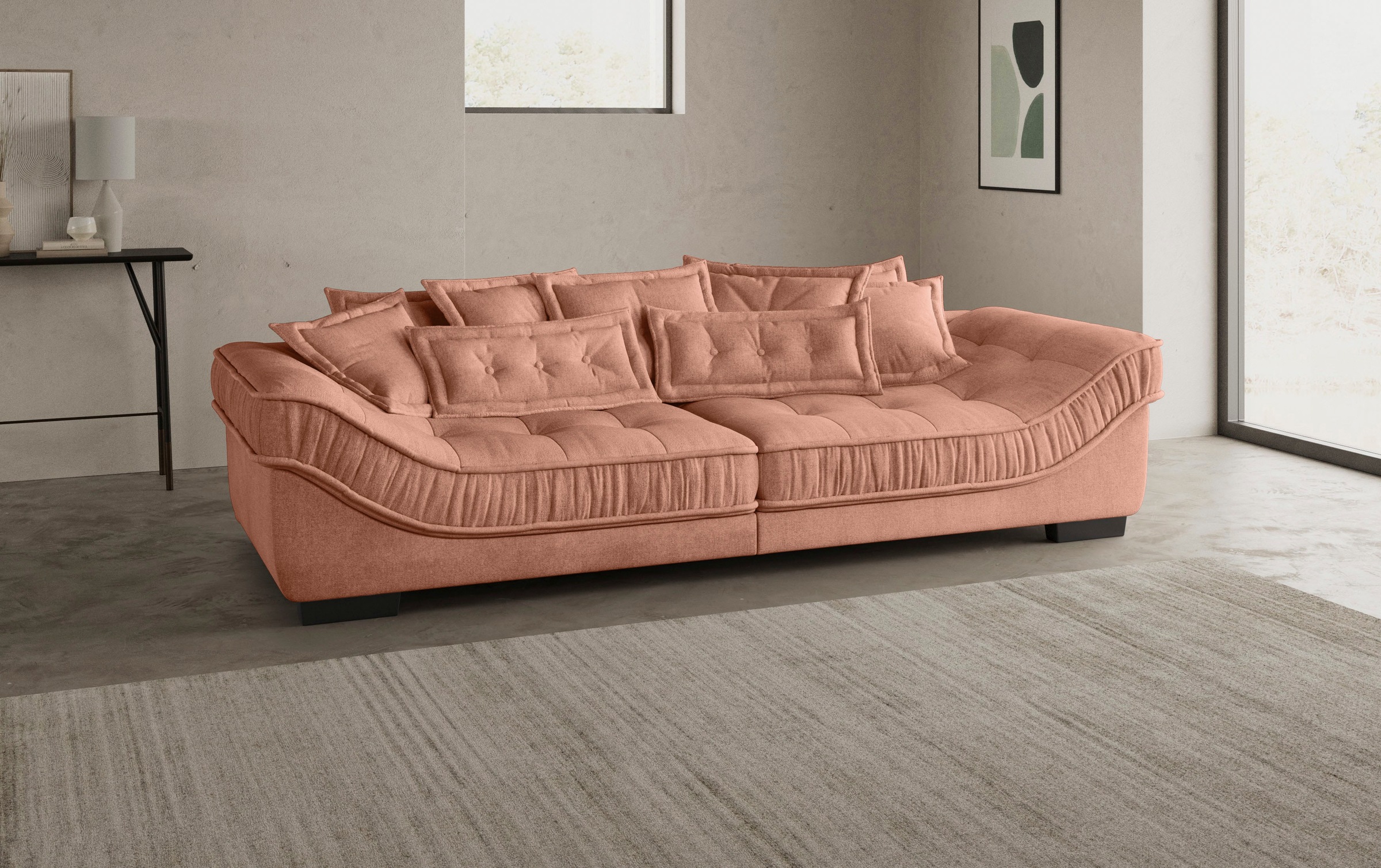 Mr. Couch Big-Sofa »Diwan II«, Wahlweise mit Kaltschaumpolsterung bis 140 kg belastbar