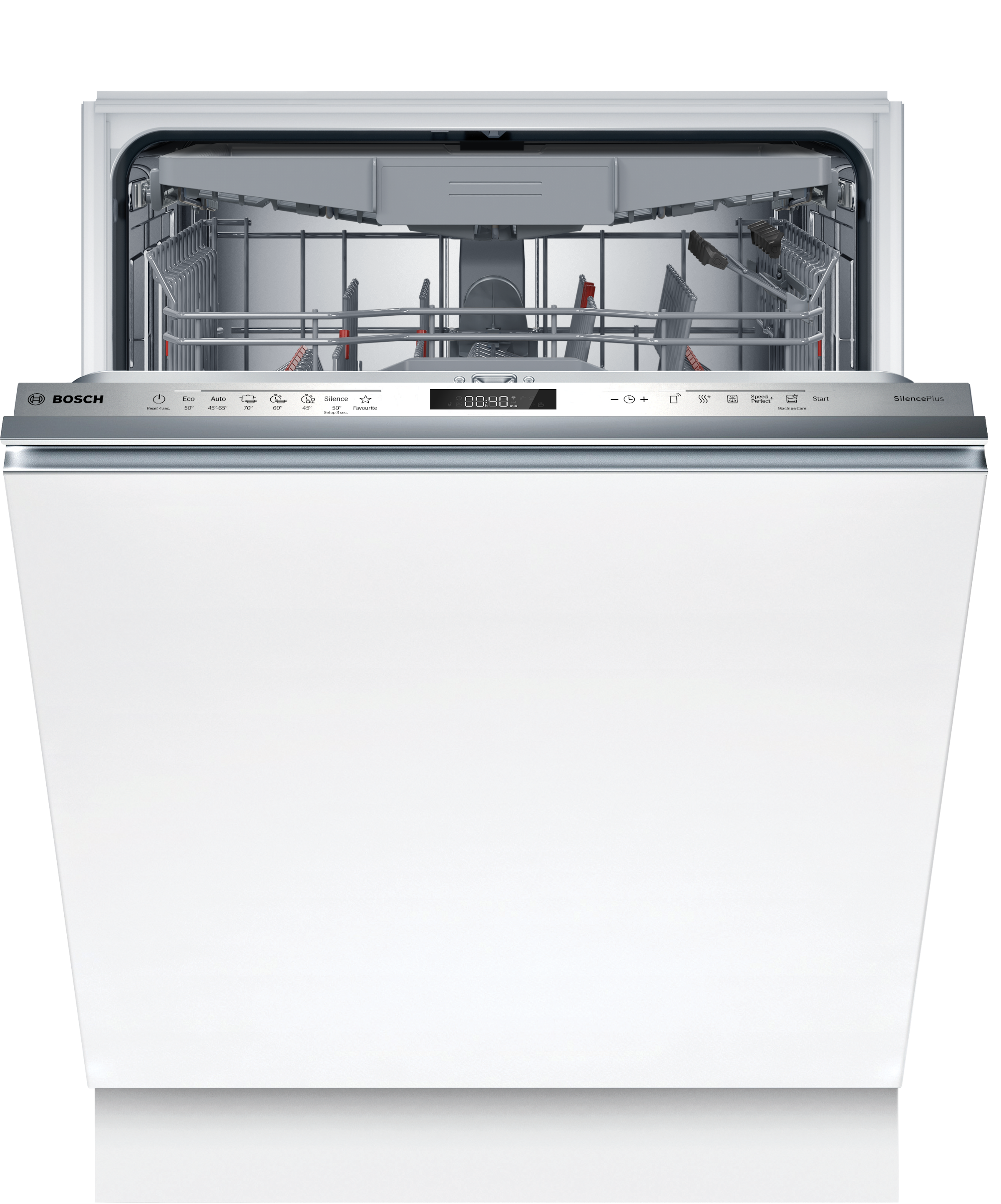 BOSCH vollintegrierbarer Geschirrspüler Serie 6 »SBD6ECX21E« 14 tlg. Maßgedecke Time Light - Restzeit wird auf Küchenboden projiziert