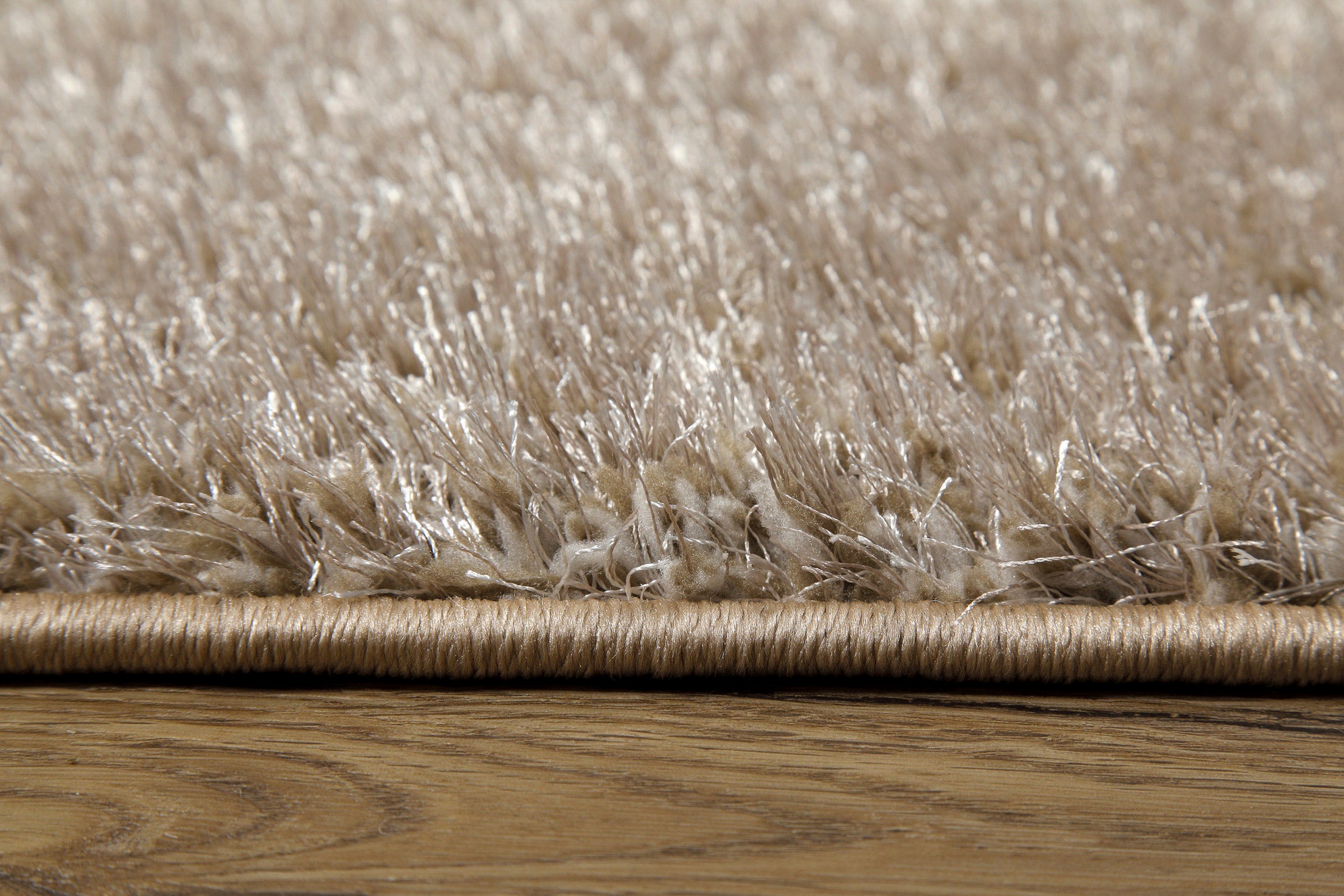 my home Hochflor-Teppich »Nickolas, auch als Läufer erhältlich«, rechteckig, 30 mm Höhe, Langflor, Shaggy, weicher Hochflor, uni farben, mit Glanz, Wohnzimmer