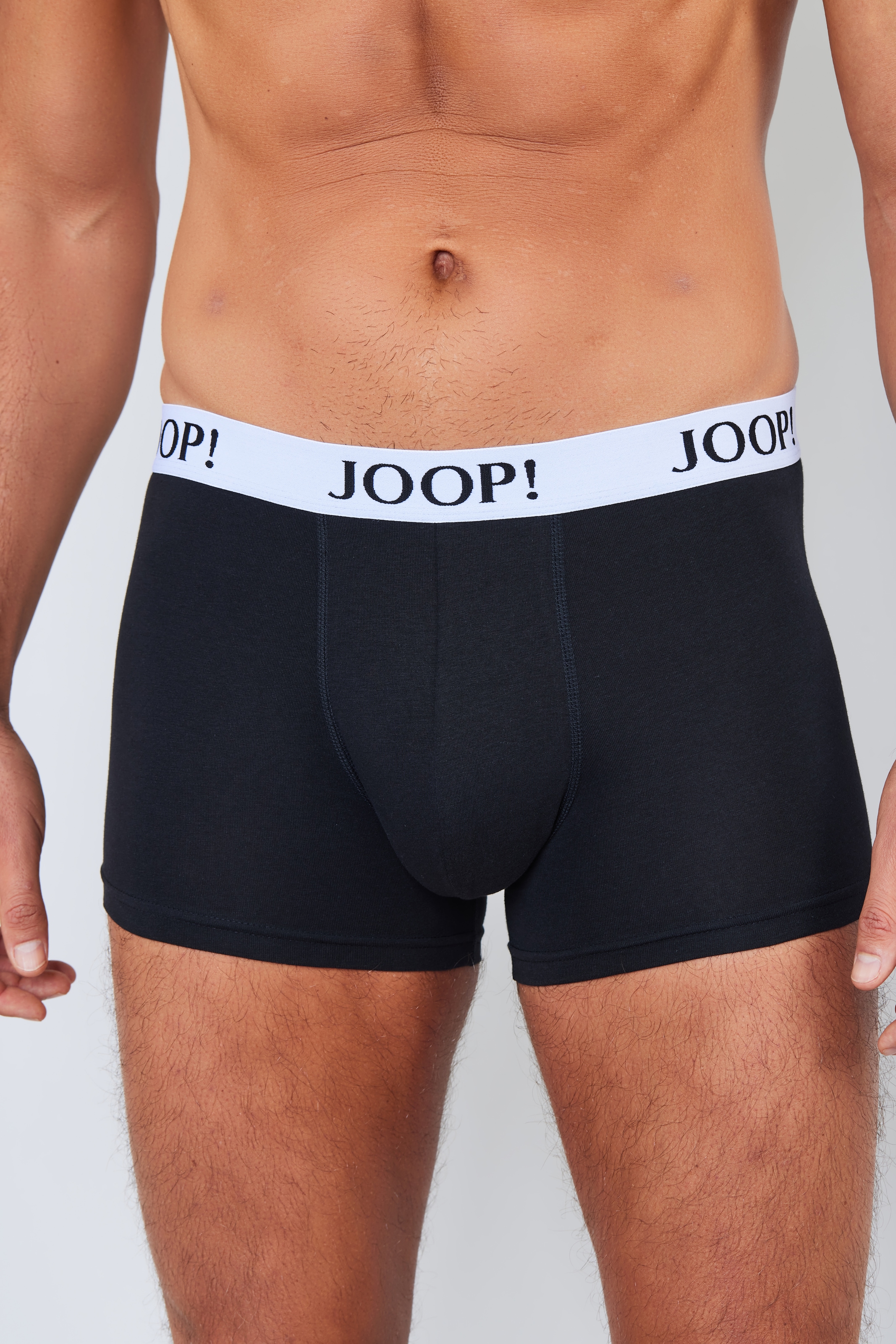 JOOP! Boxershorts »Everyday« 3er Pack,  mit angesetztem Logo-Elastikbund