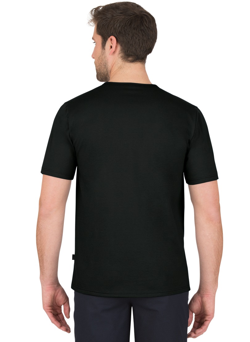 Trigema T-Shirt Knopfleiste »TRIGEMA DELUXE ♕ T-Shirt bei Baumwolle« mit