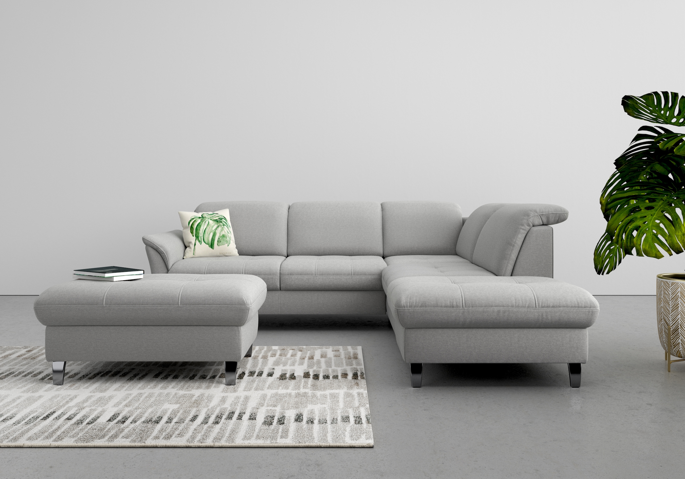 sit&more Stauraumhocker »Maggiore«, mit Stauraum und modernen Metallbeinen