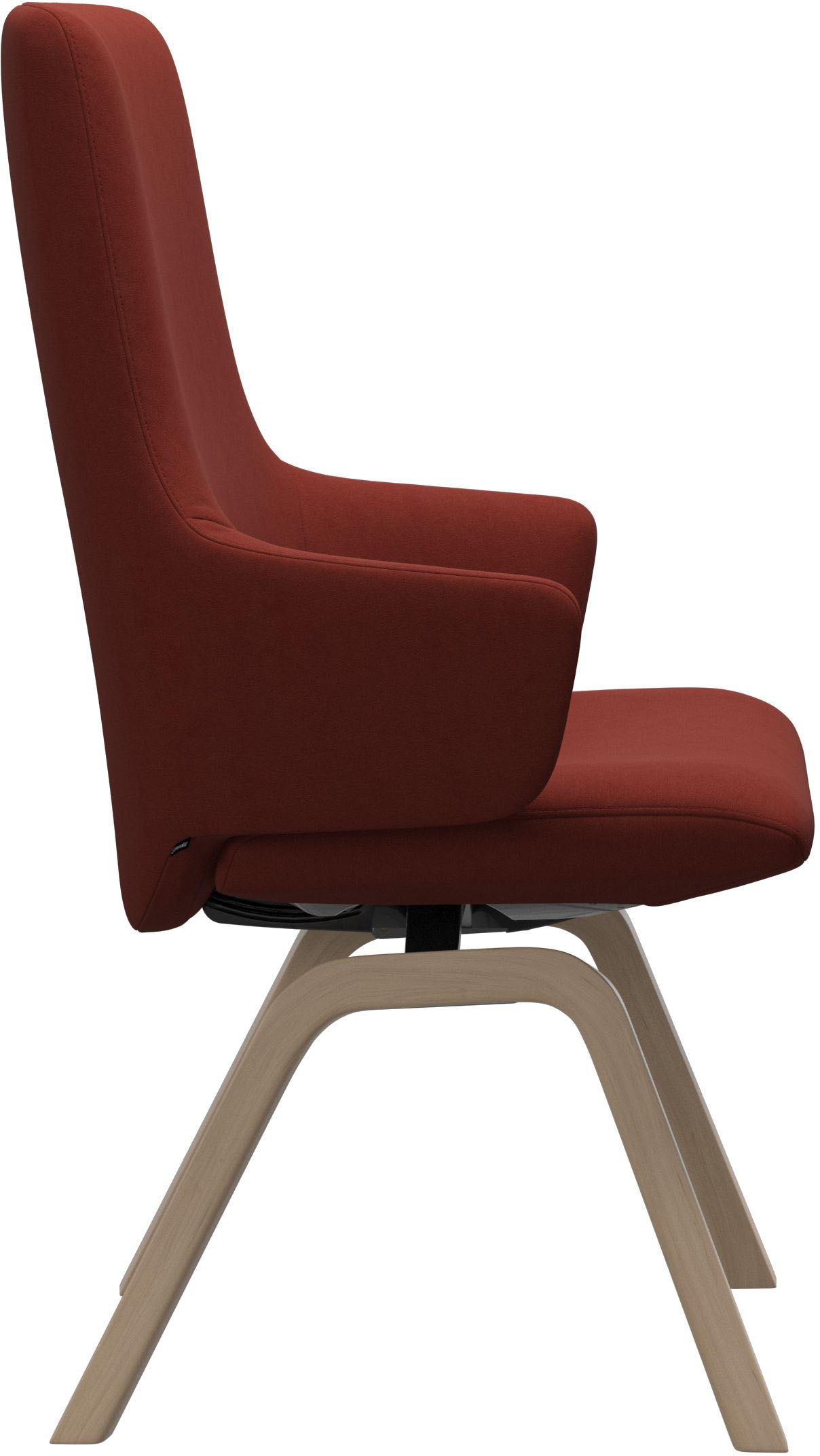 Stressless® Polsterstuhl »Laurel«, Microfaser DINAMICA, High Back mit Armlehne, Größe L, mit schräggestellten Beinen