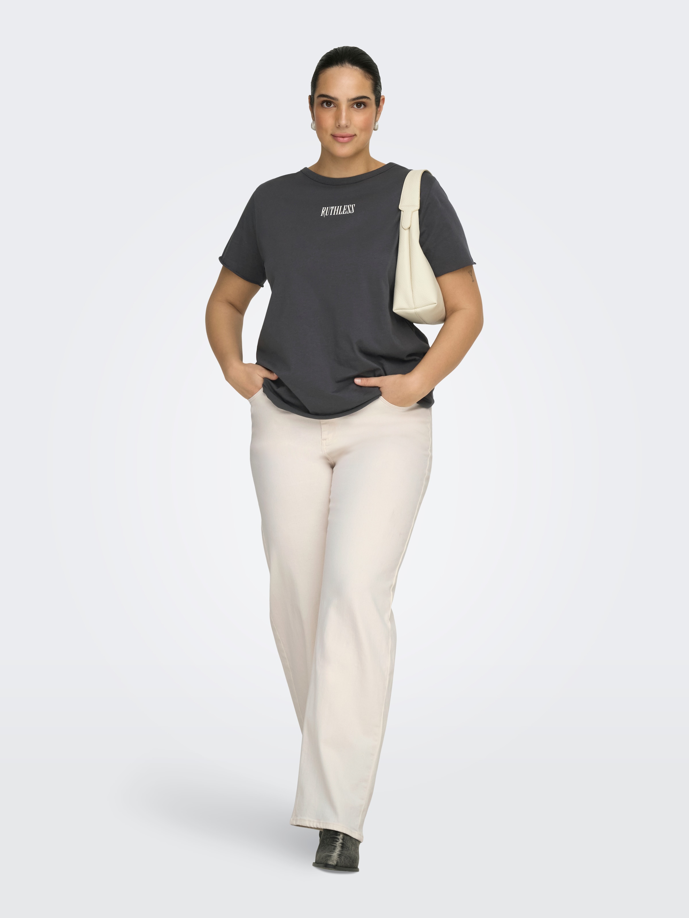 ONLY CARMAKOMA Skinny-fit-Jeans »CARWILLY HW WIDE DNM DOT019 NOOS«