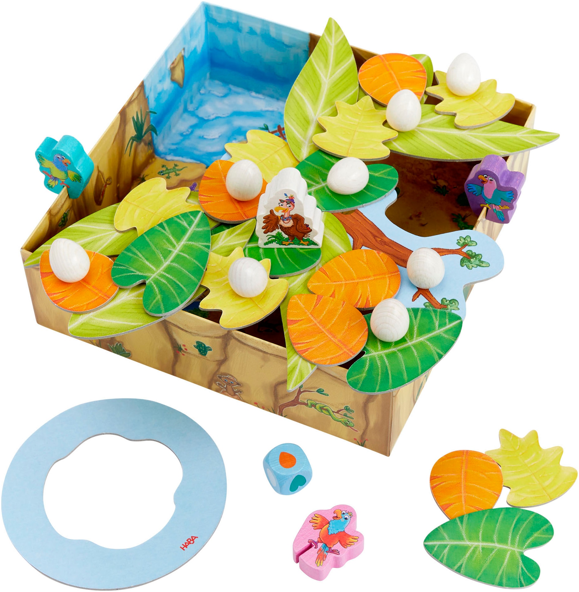 Haba Spiel »Auweia, Frau Geier! Im Nest wackeln Eier«